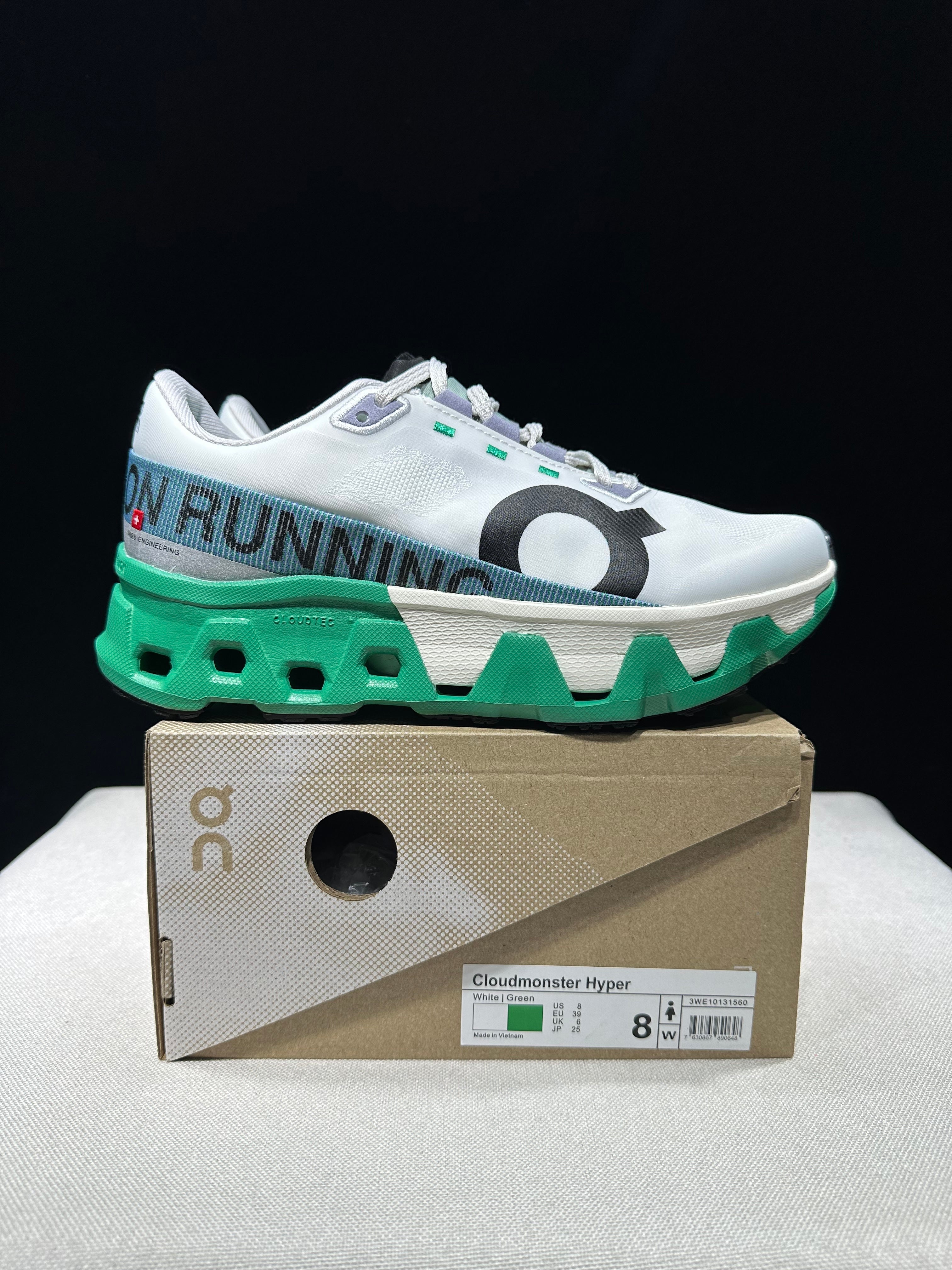 ON - Cloudmonster Hyper 'White | Mint'