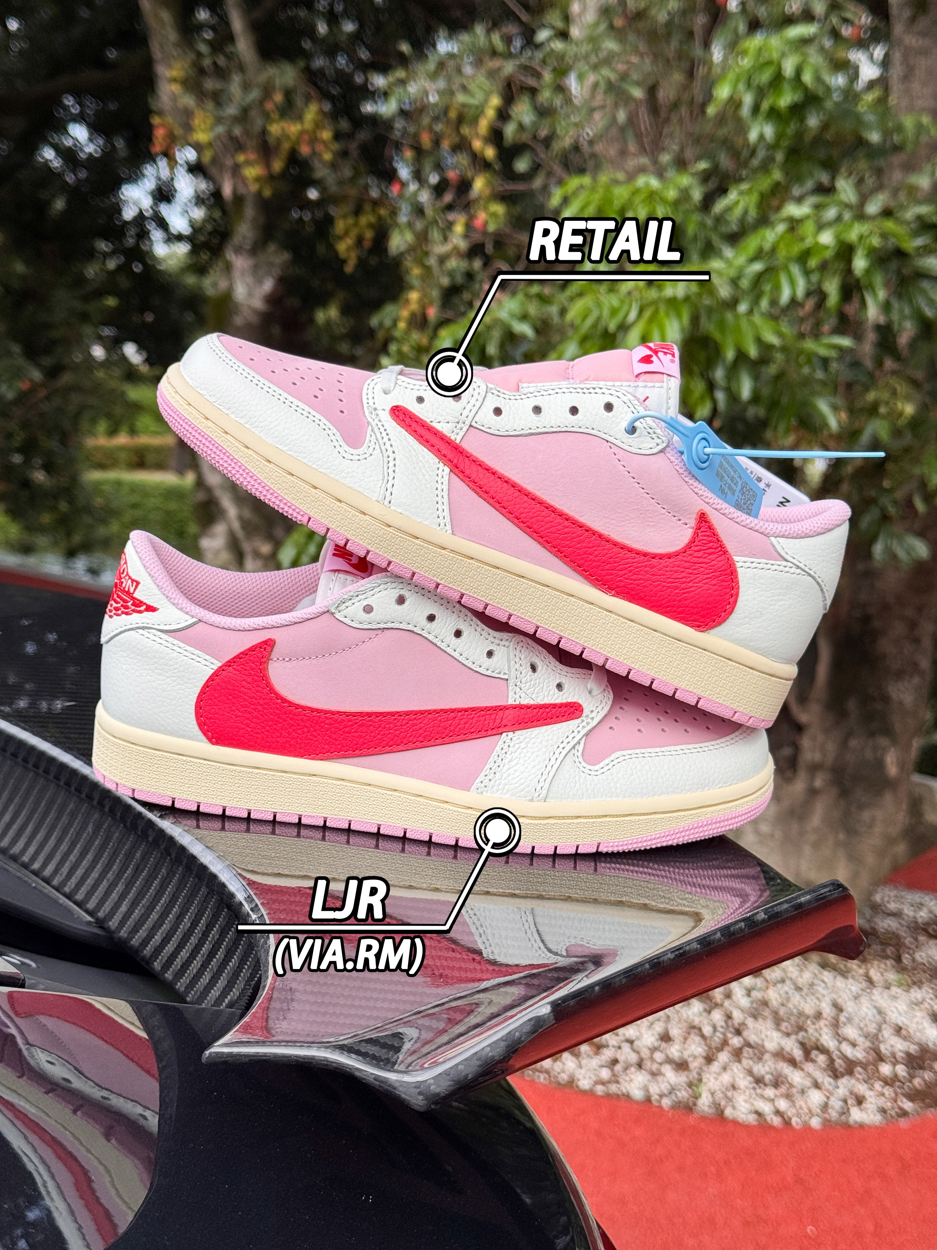 Jordan 1 Low OG x Travis Scott 'Tropical Pink'