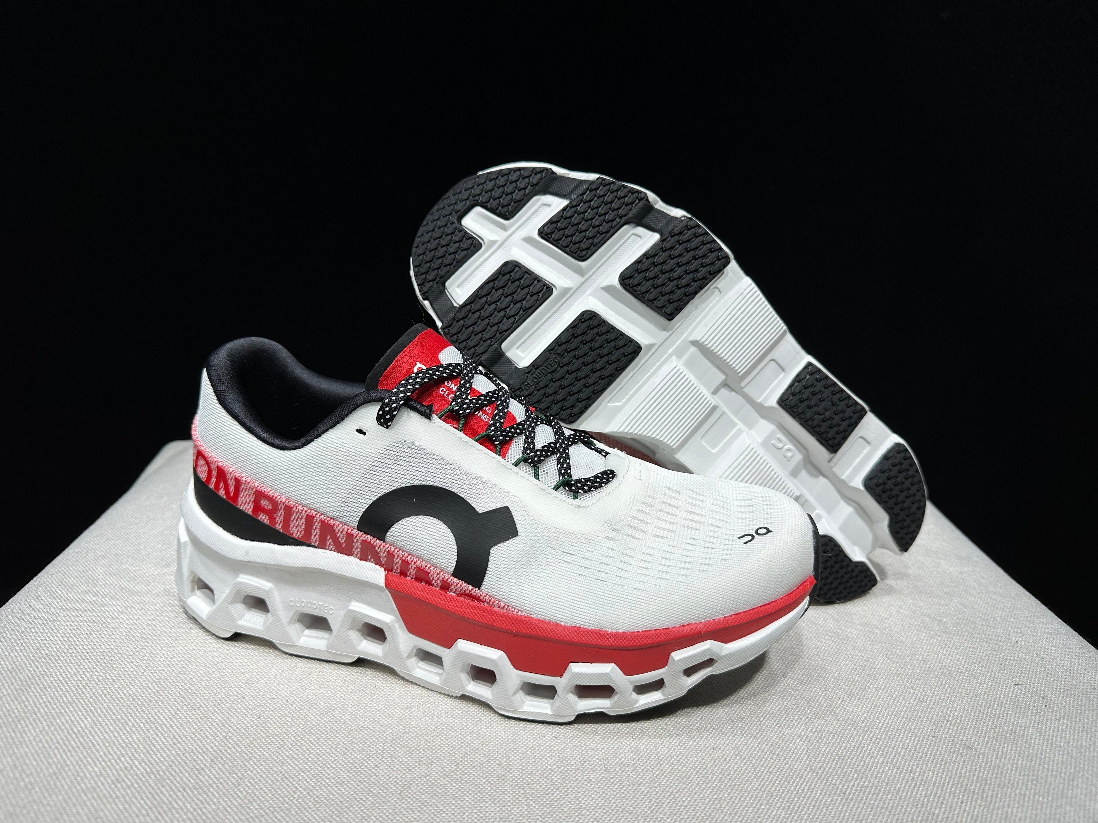 ON - Cloudmonster 2 'Ivory Silver Red'