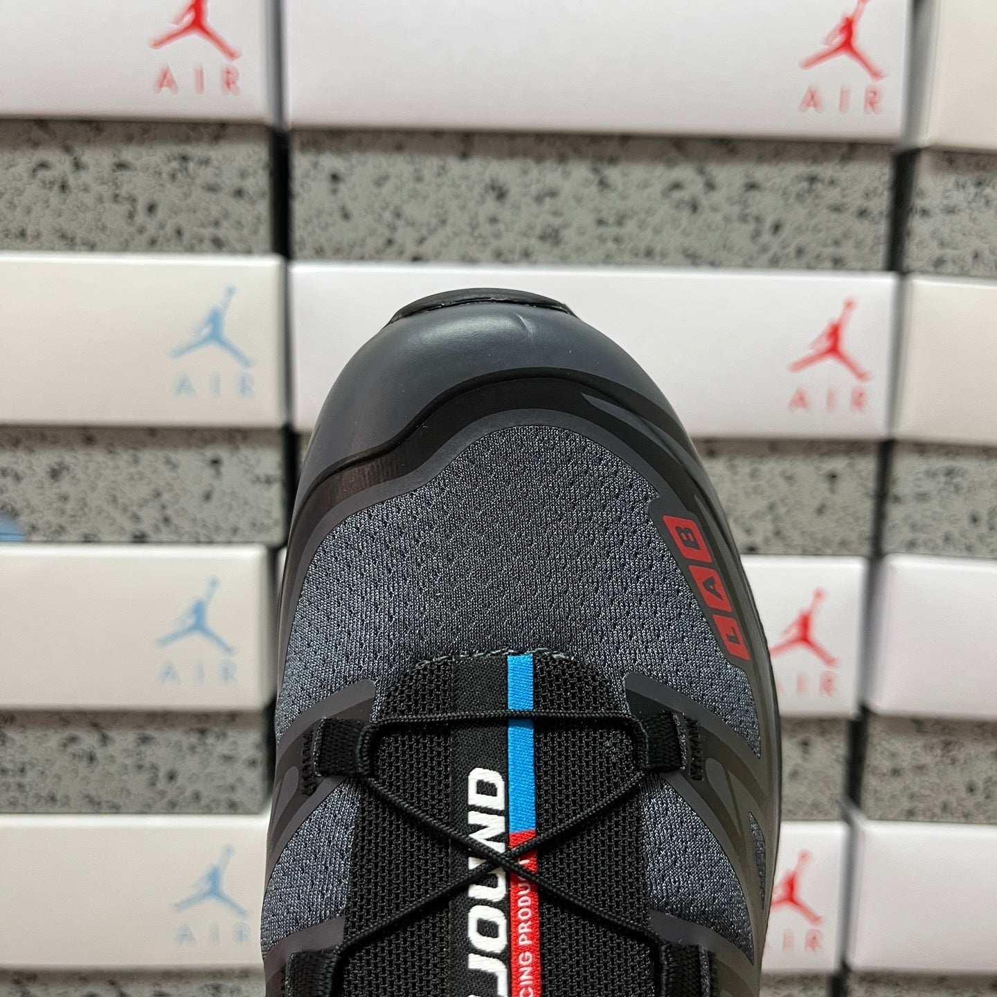 SALOMON-XT-6 JJJJound 'Black Fiery Red'