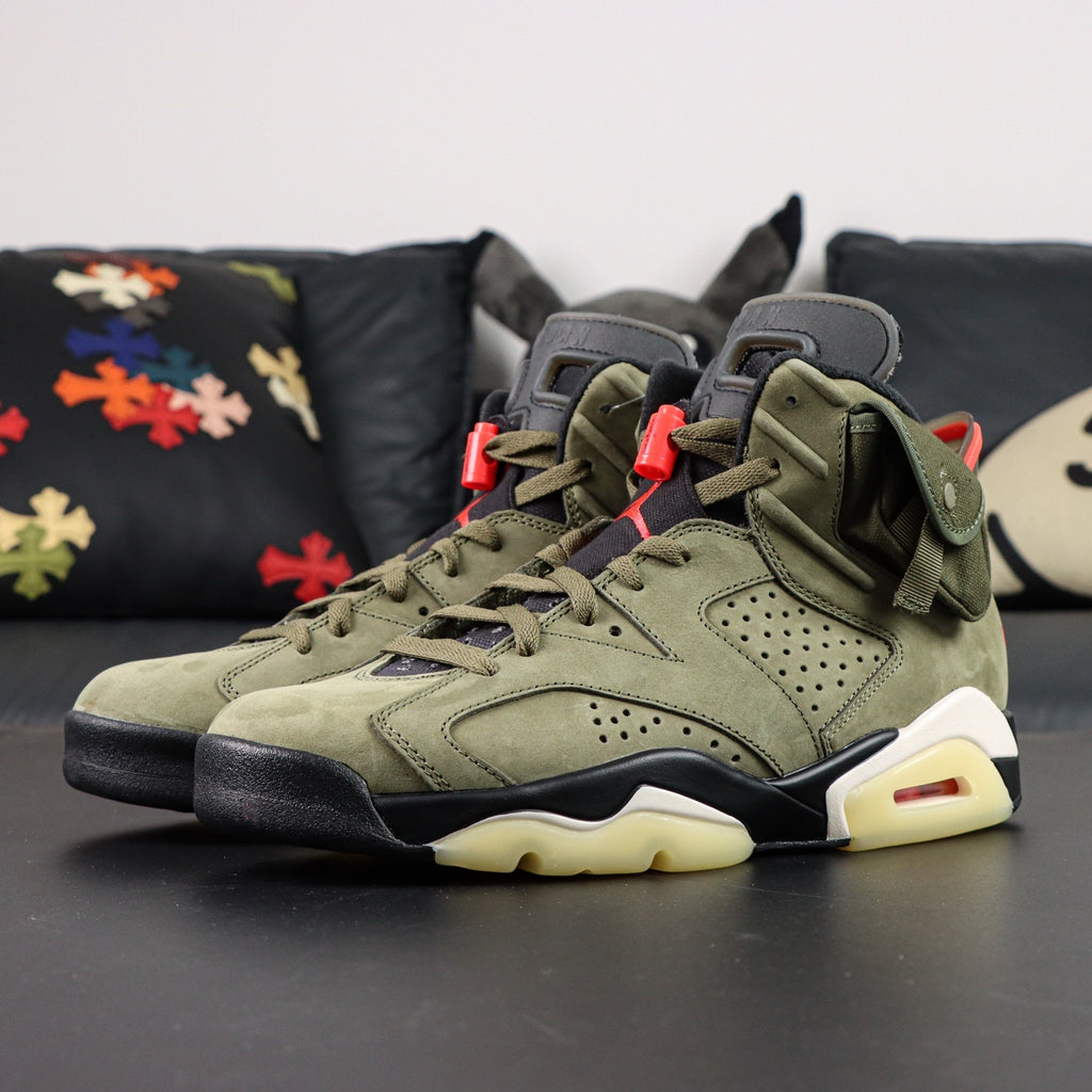 Jordan 6 Retro x Travis Scott 'Olive'