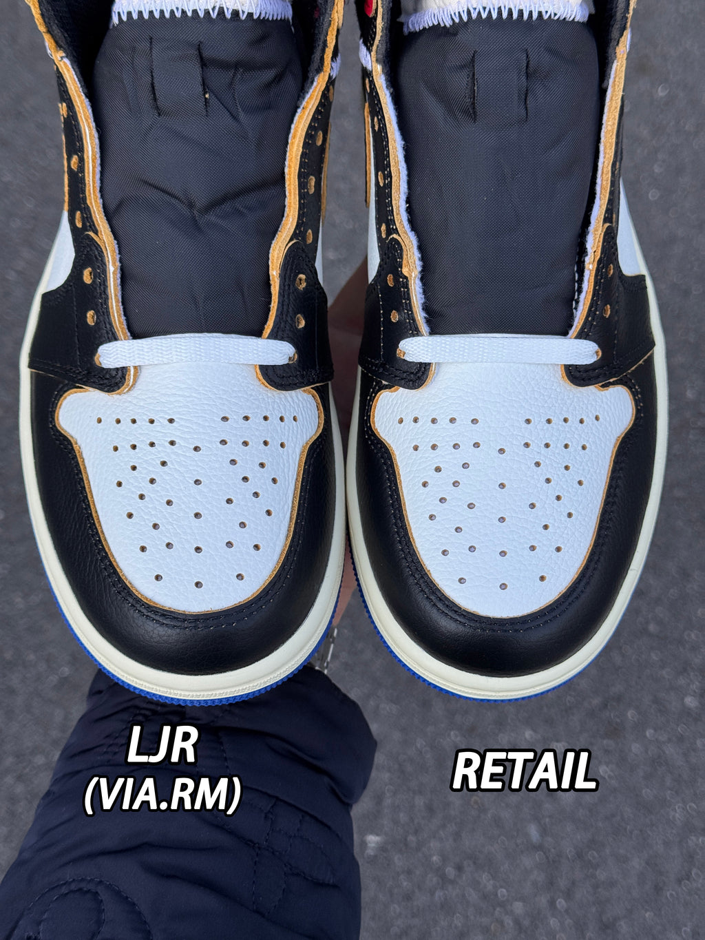 Jordan 1 Retro High x Fragment x Union LA OG SP 'Varsity Red Sport Royal'
