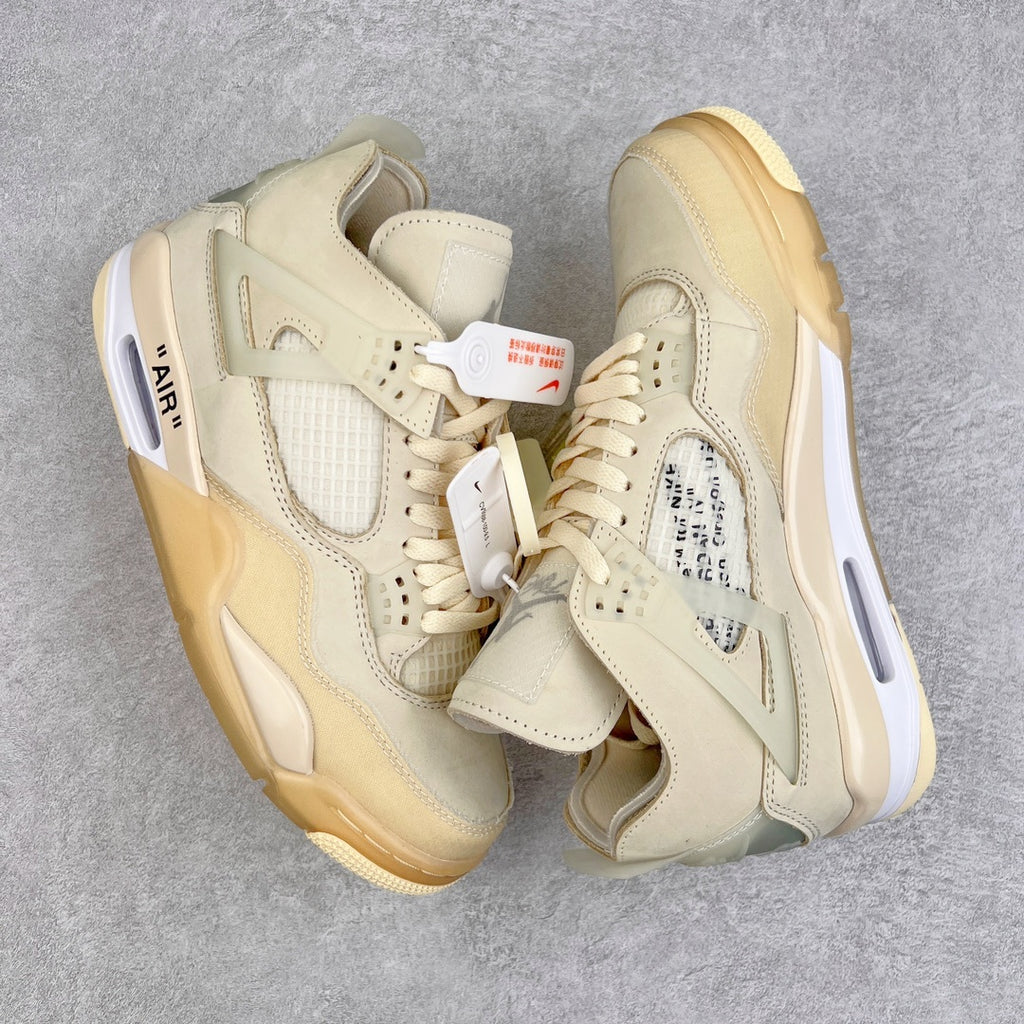 Jordan 4 x Off-White 'Sail'