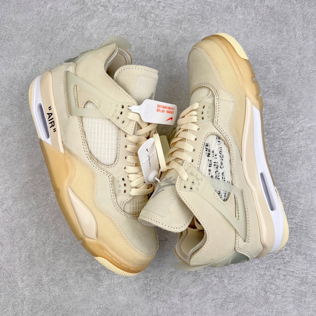 Jordan 4 x Off-White 'Sail'