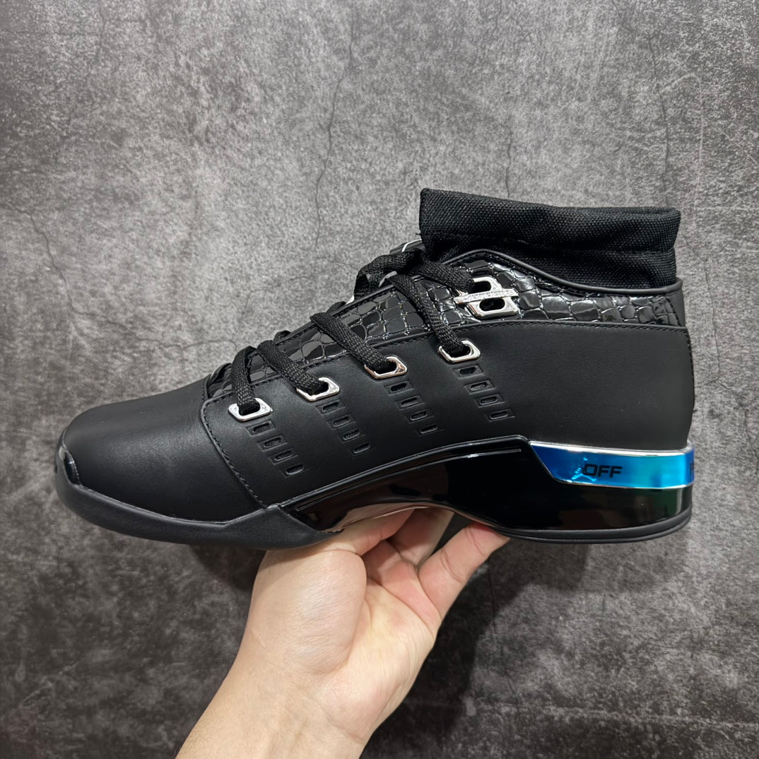 Jordan 17 Low 'Black Chrome'