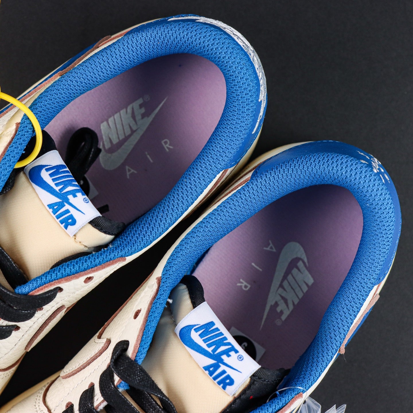 Jordan 1 Low x Travis Scott x Fragment 'Sail Military Blue'
