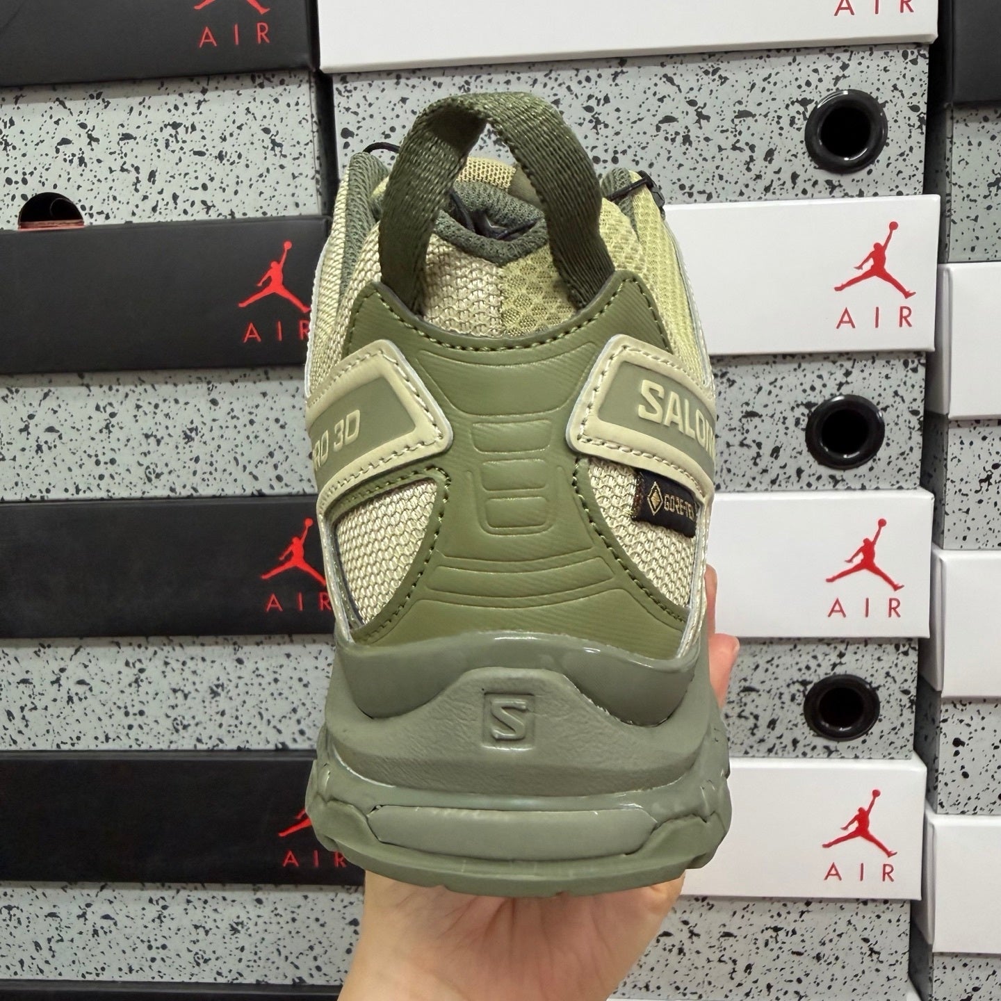 SALOMON-XA Pro 3D Gore-Tex 'Gray Green'