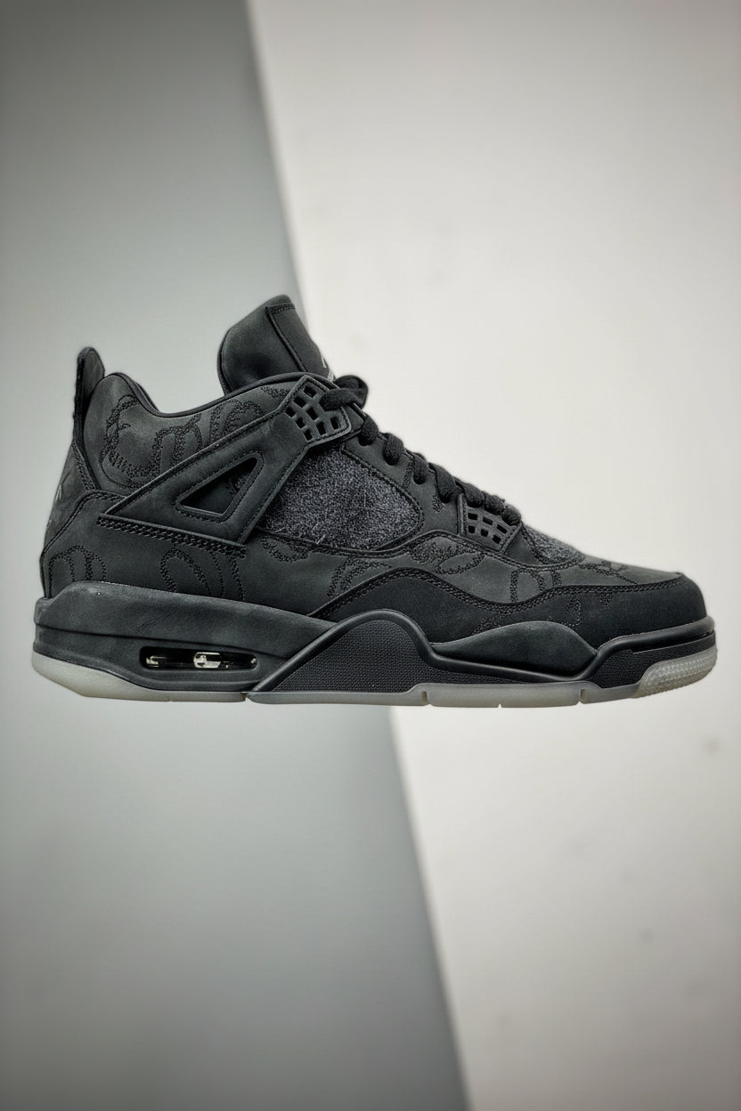 Jordan 4 Retro x KAWS 'Black'