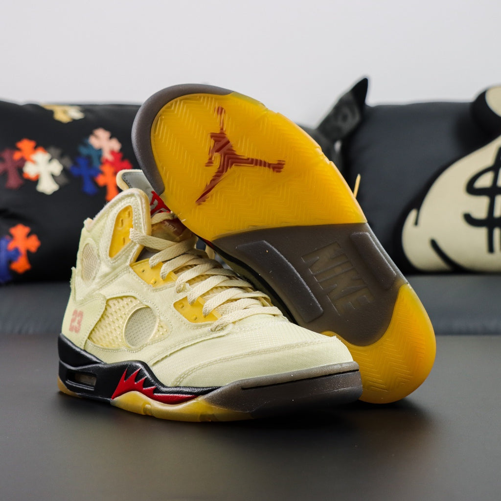 Jordan 5 x Off-White Retro 'Sail'