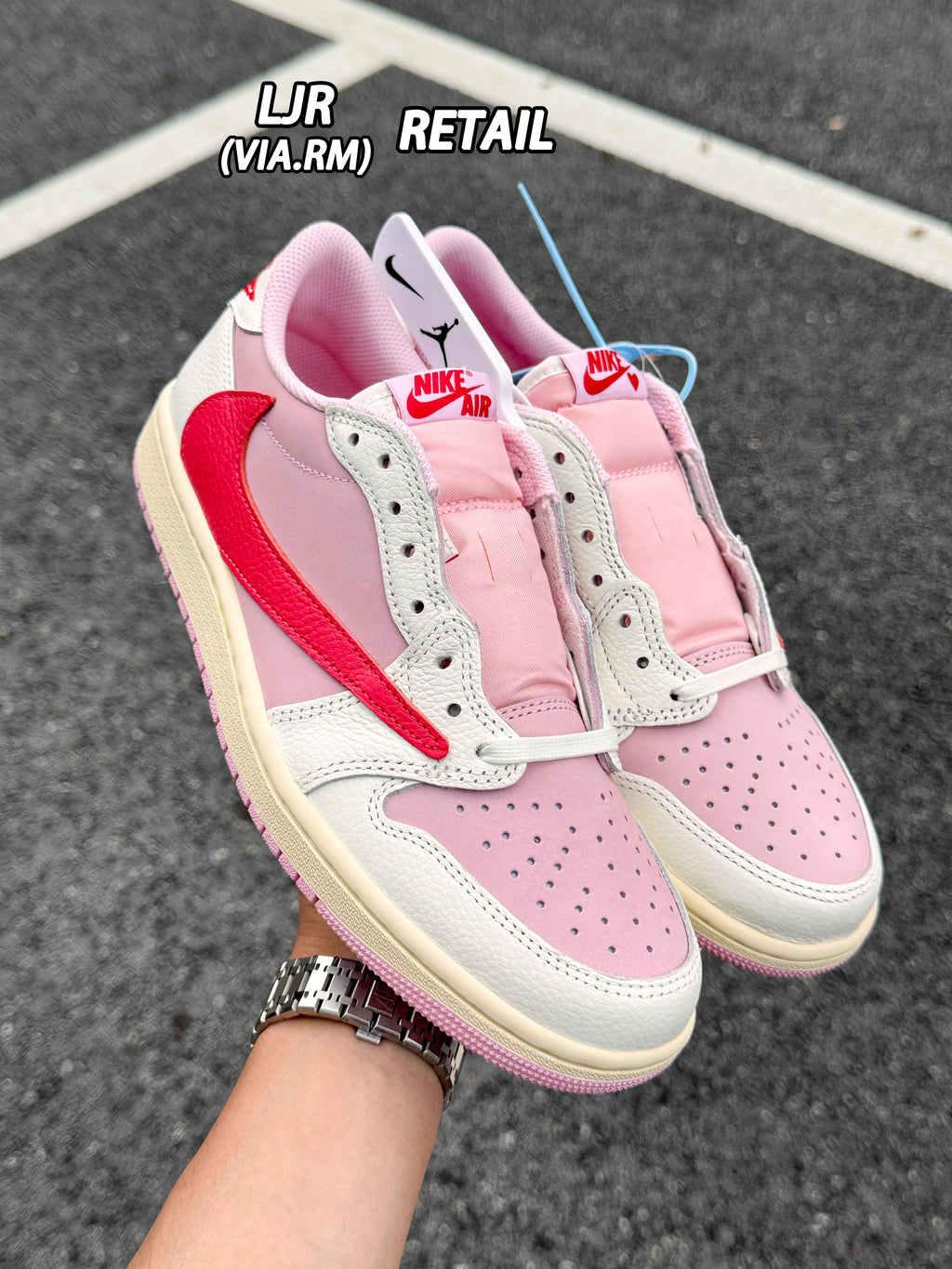 Jordan 1 Low OG x Travis Scott 'Tropical Pink'
