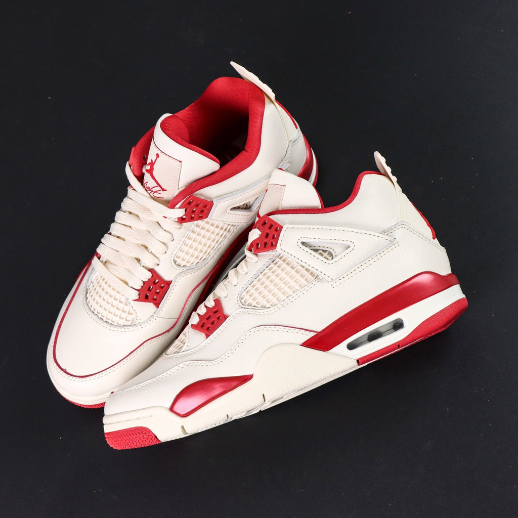Jordan 4 'Pale Ivory Tough Red'