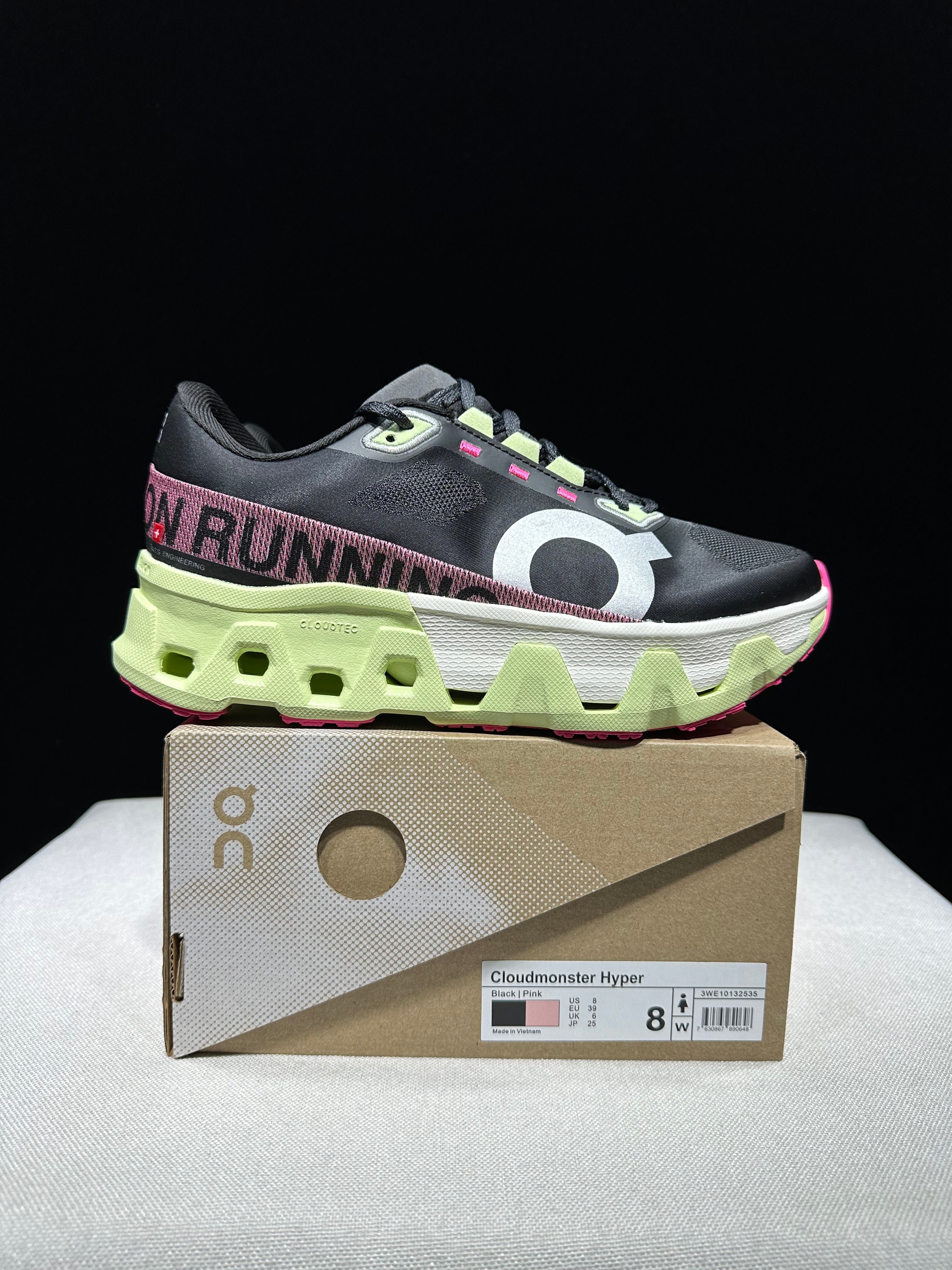 ON - Cloudmonster Hyper 'Black | Lima'