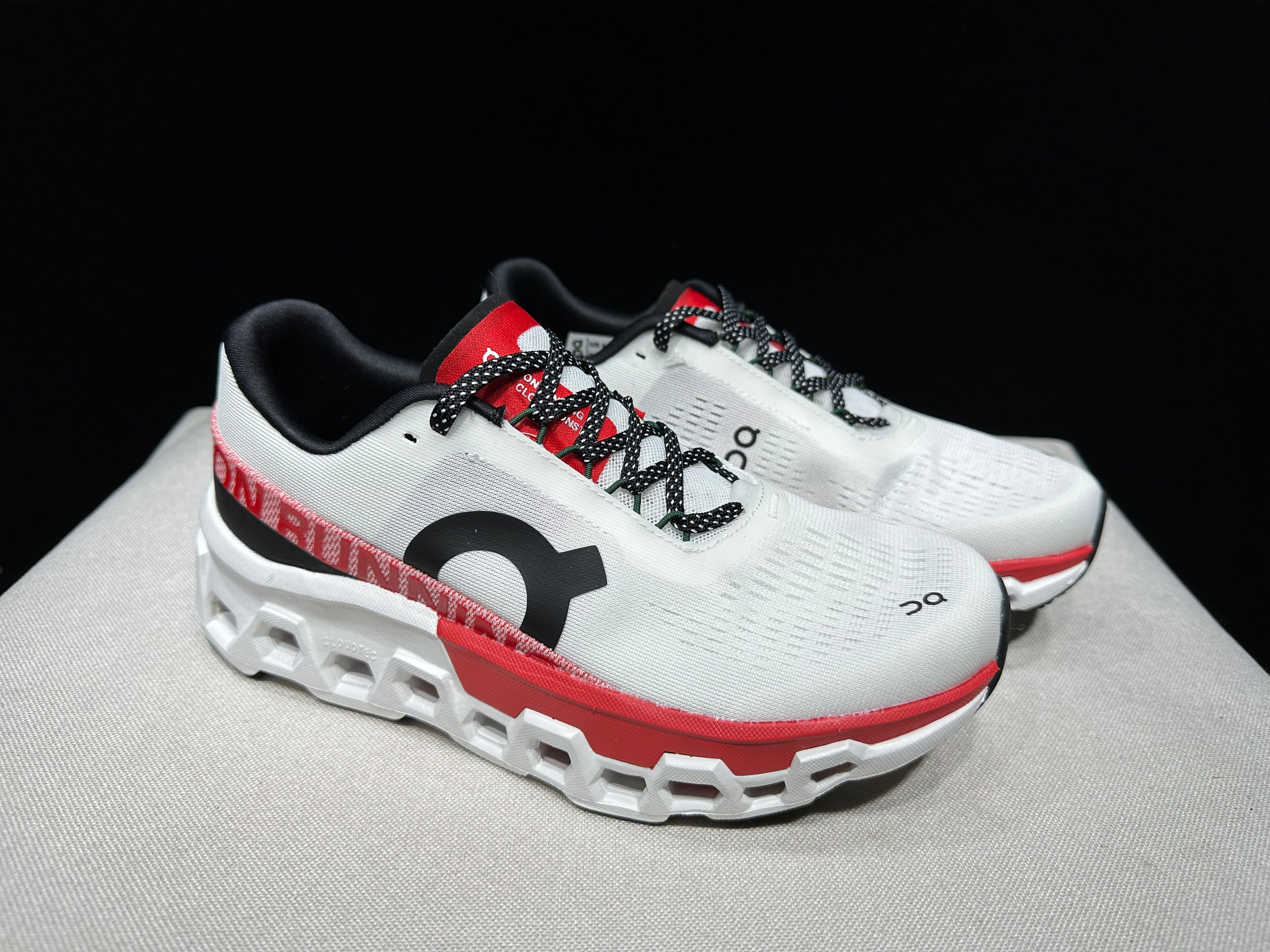 ON - Cloudmonster 2 'Ivory Silver Red'