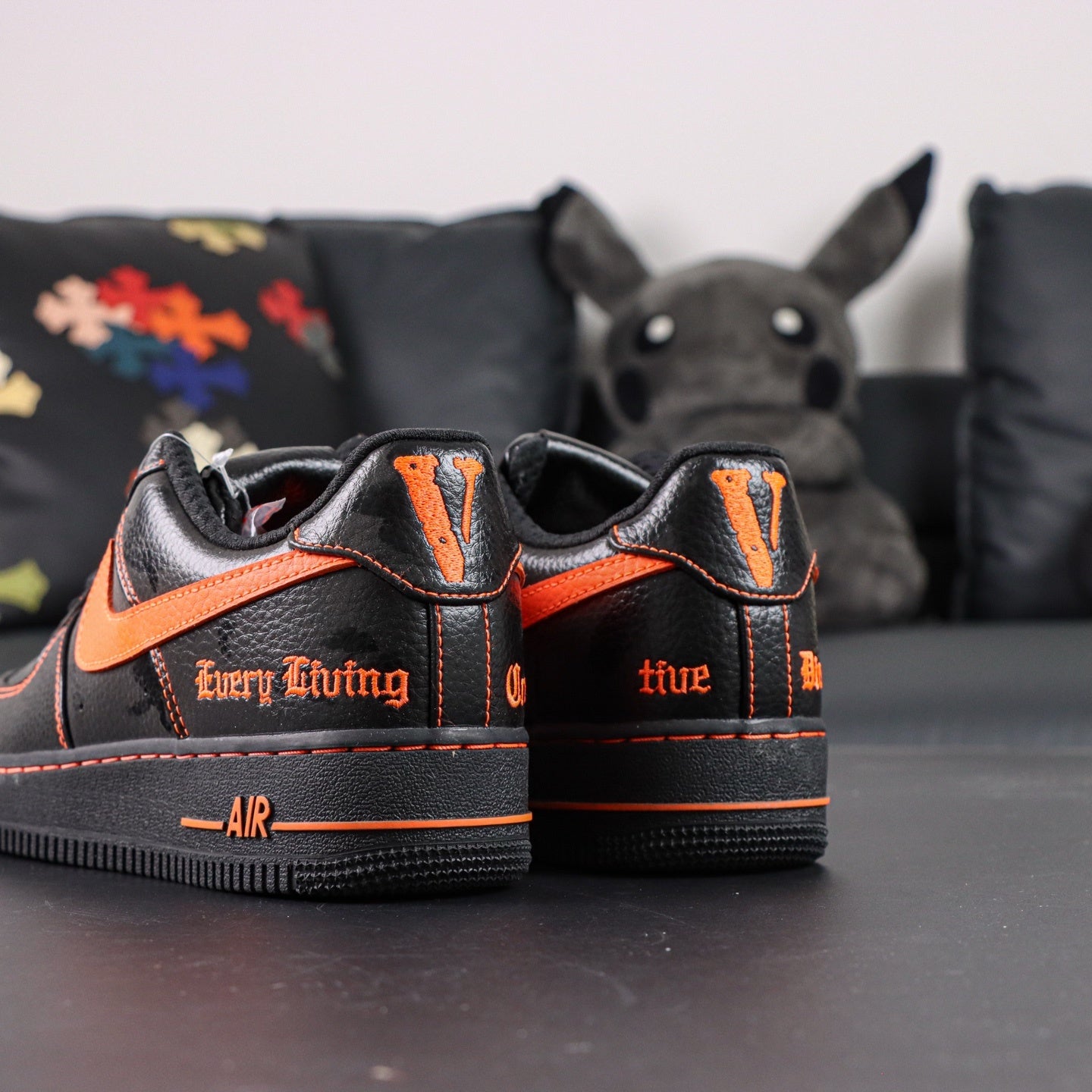 Nike Air Force 1 Low x VLONE 'Black Total Orange'