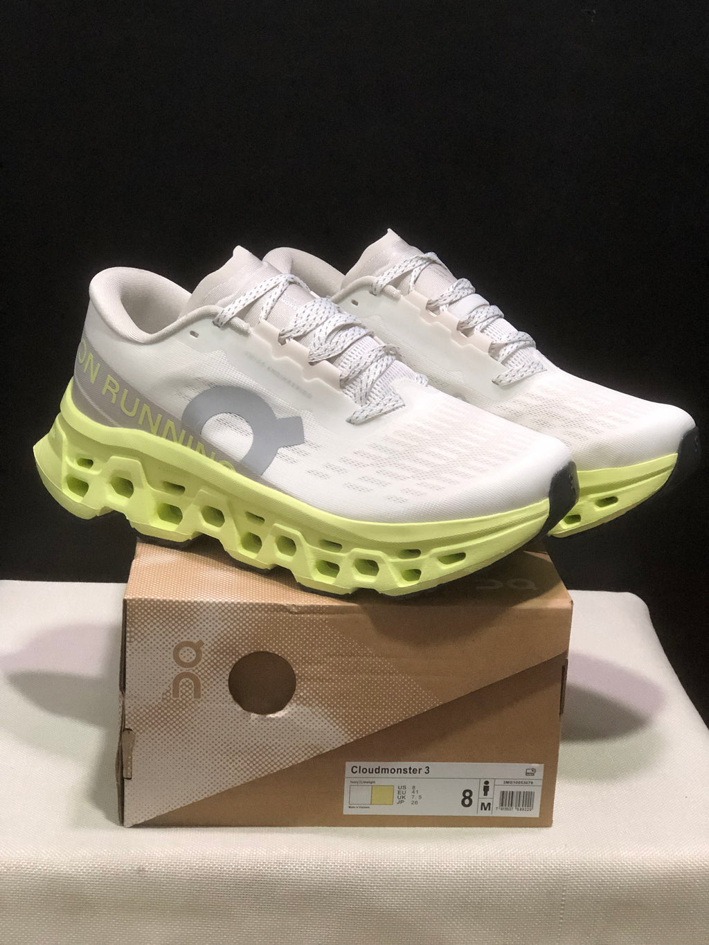 ON - Cloudmonster 3 'Ivory | Limelight'