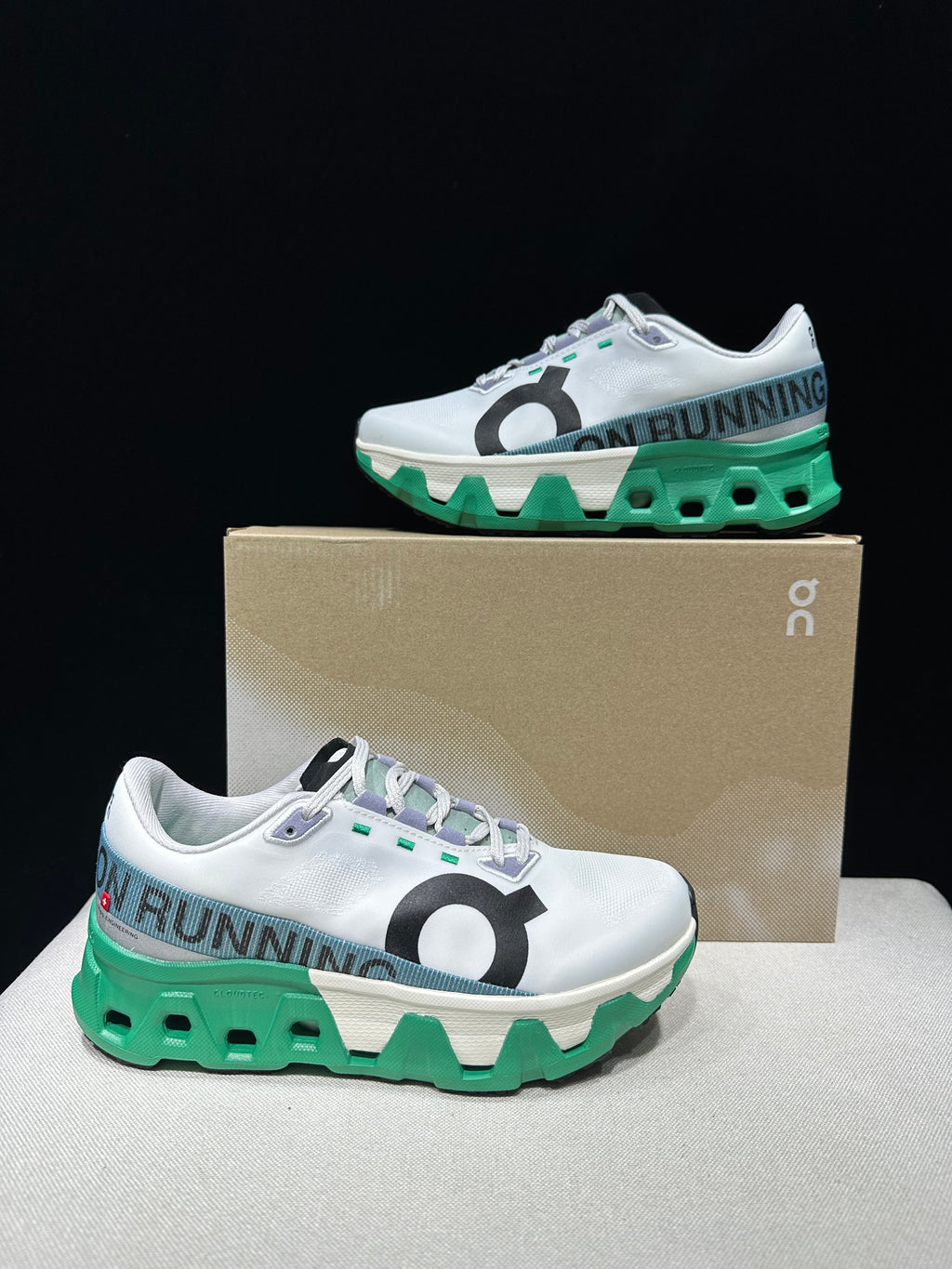 ON - Cloudmonster Hyper 'White | Mint'