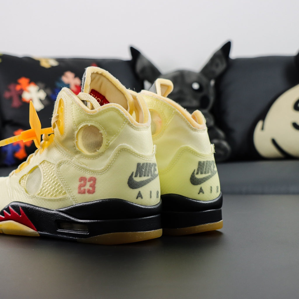 Jordan 5 x Off-White Retro 'Sail'
