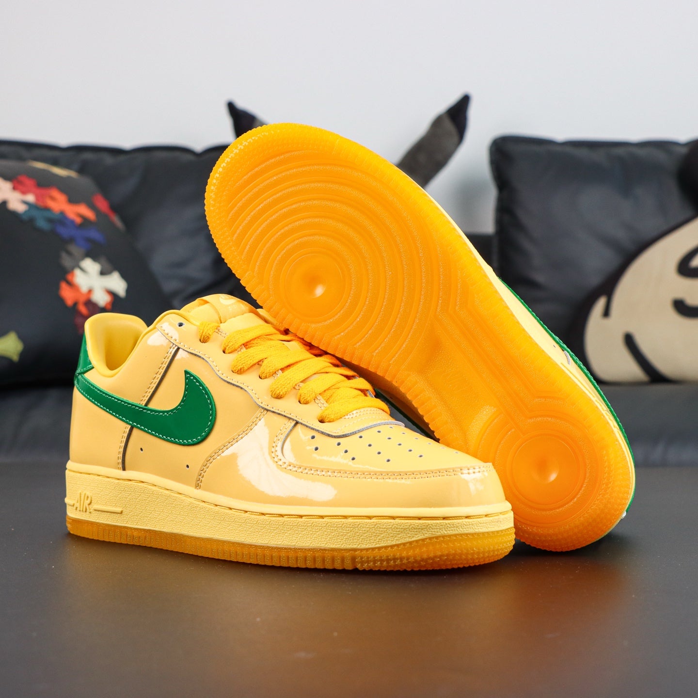 Nike Air Force 1 Low 'Topaz Gold Pine Green Patent'