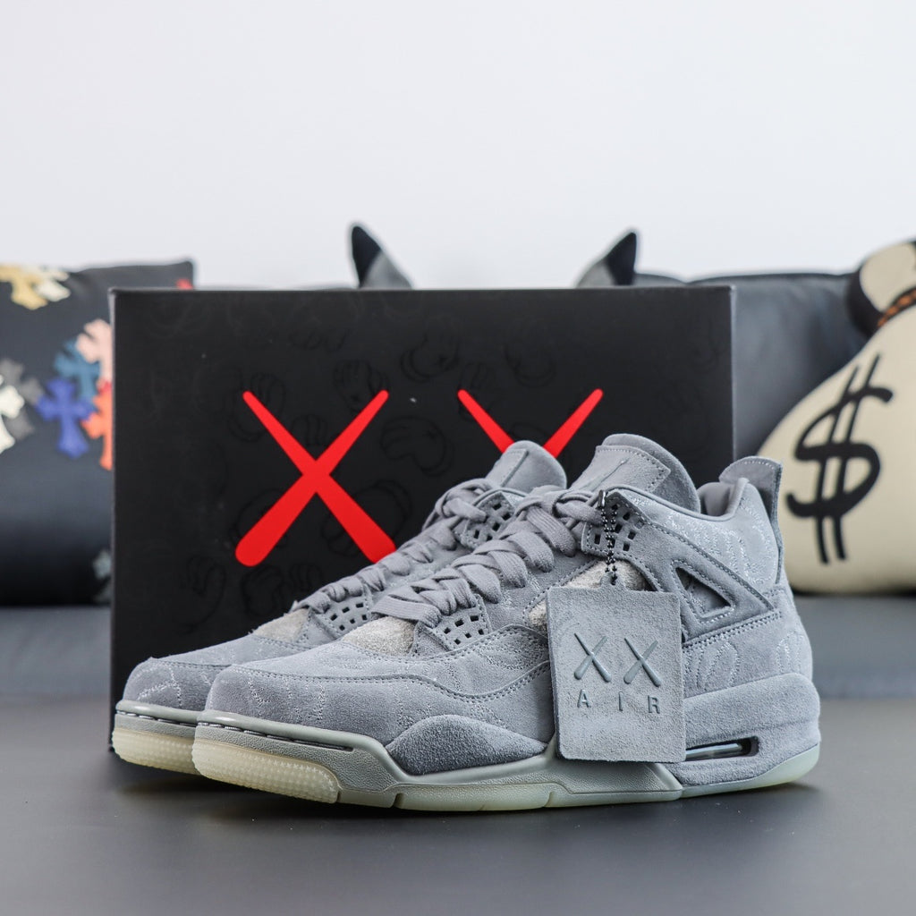 Jordan 4 Retro x KAWS 'Cool Grey'