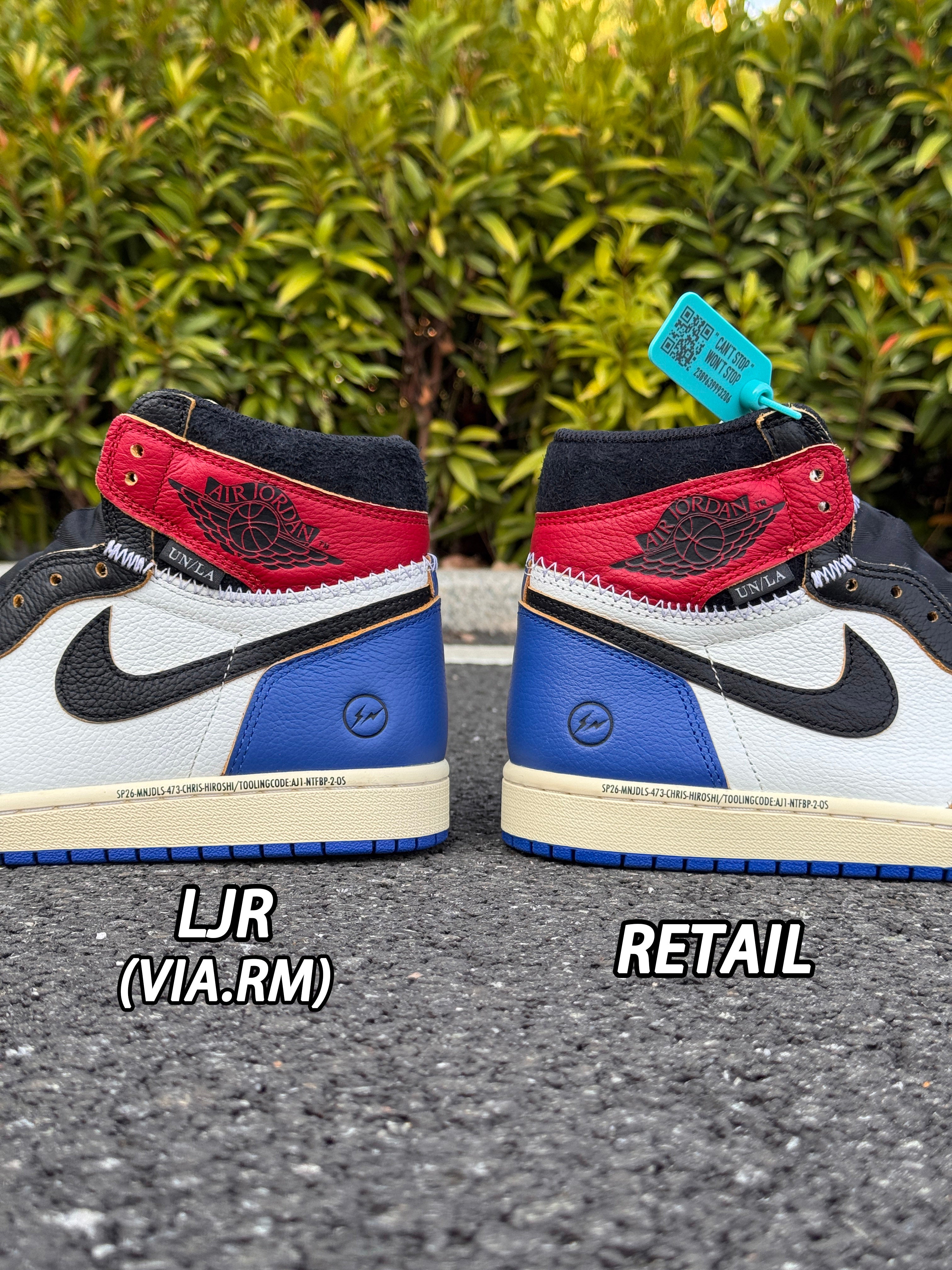 Jordan 1 Retro High x Fragment x Union LA OG SP 'Varsity Red Sport Royal'