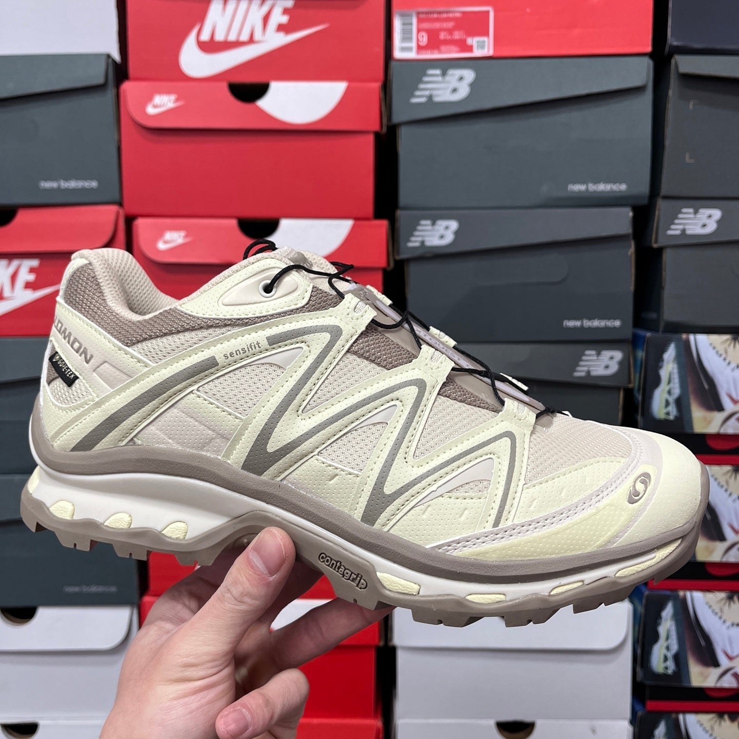 SALOMON-XT-Quest GTX 'Almond Milk Aloe Wash'