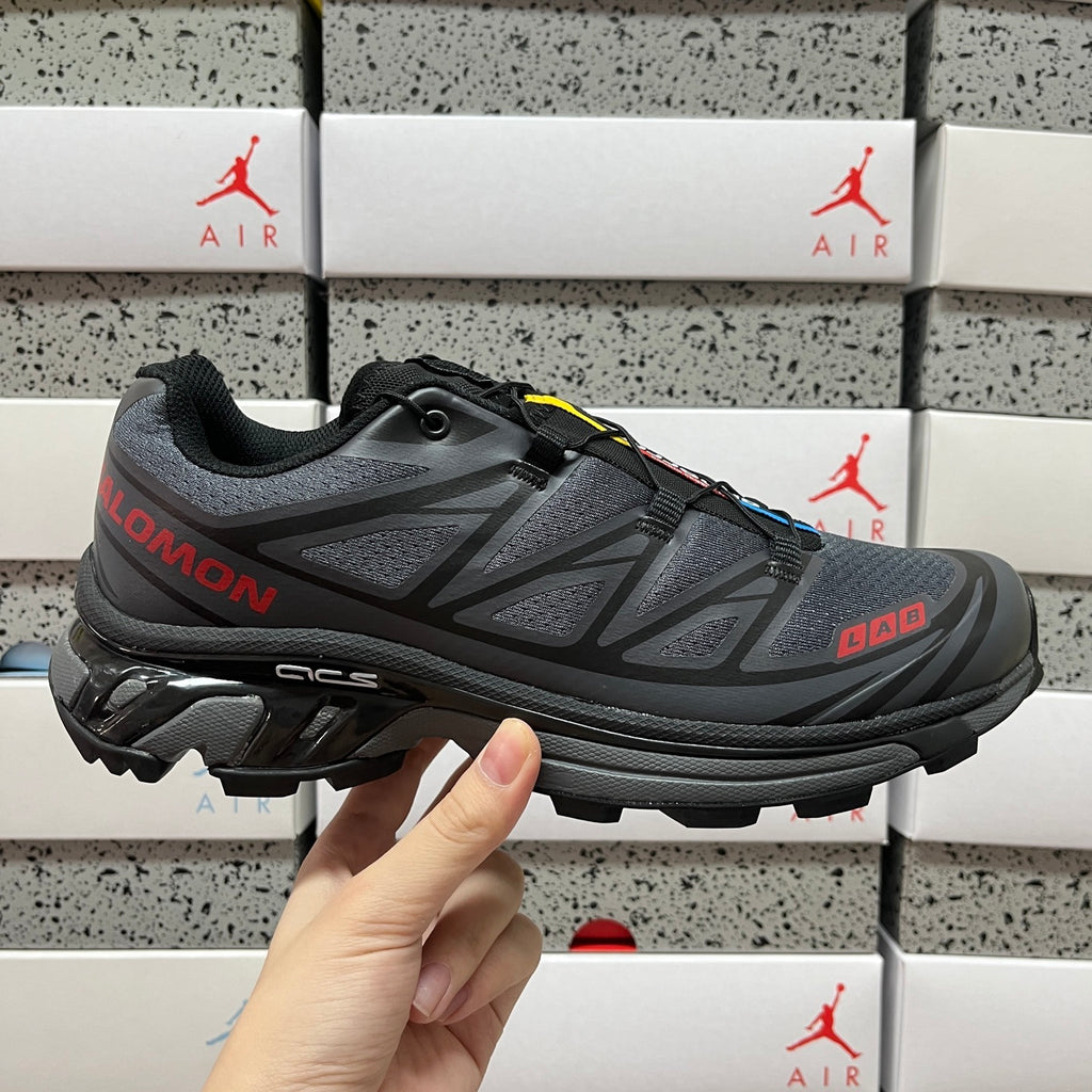 SALOMON-XT-6 JJJJound 'Black Fiery Red'