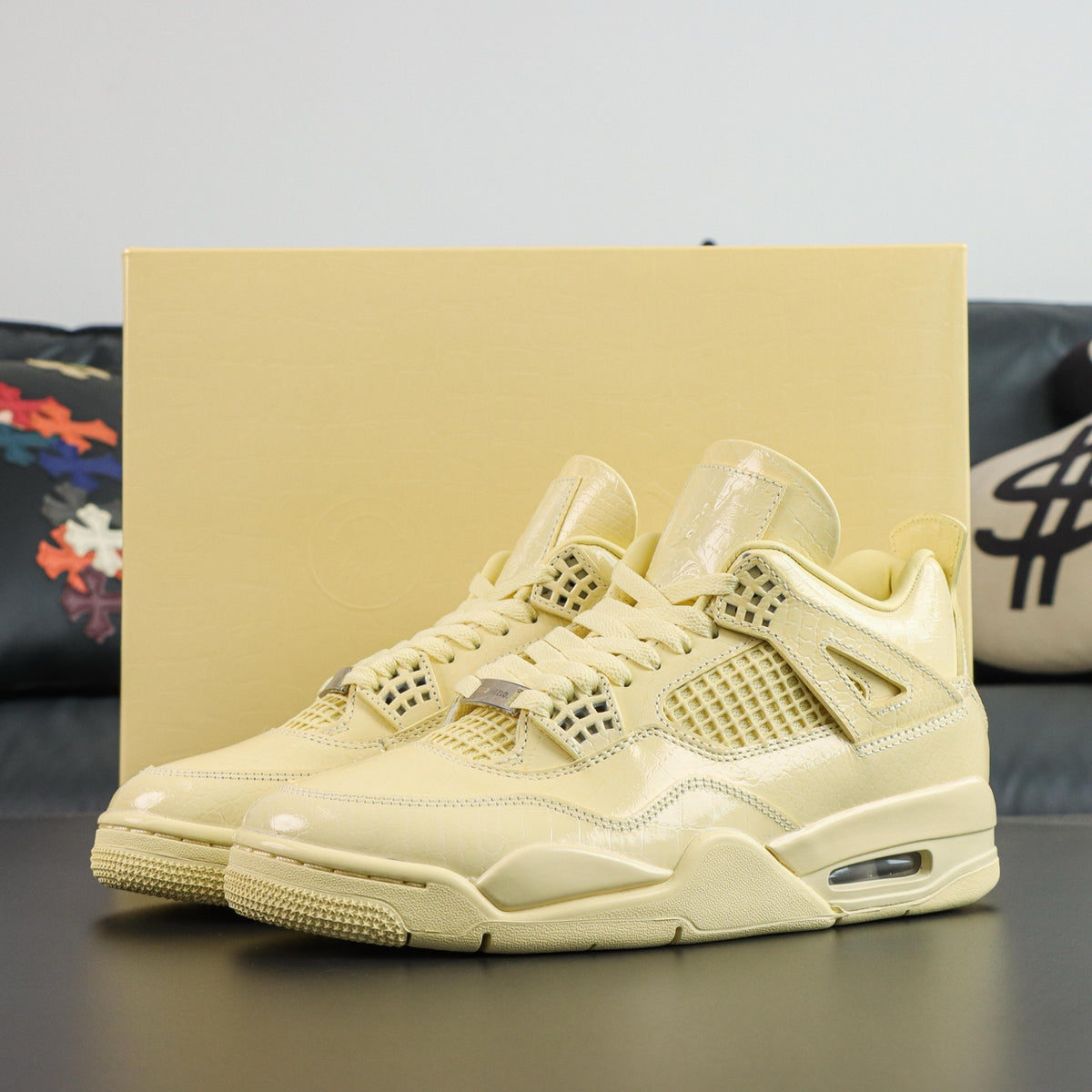Jordan 4 J Balvin Lemonade