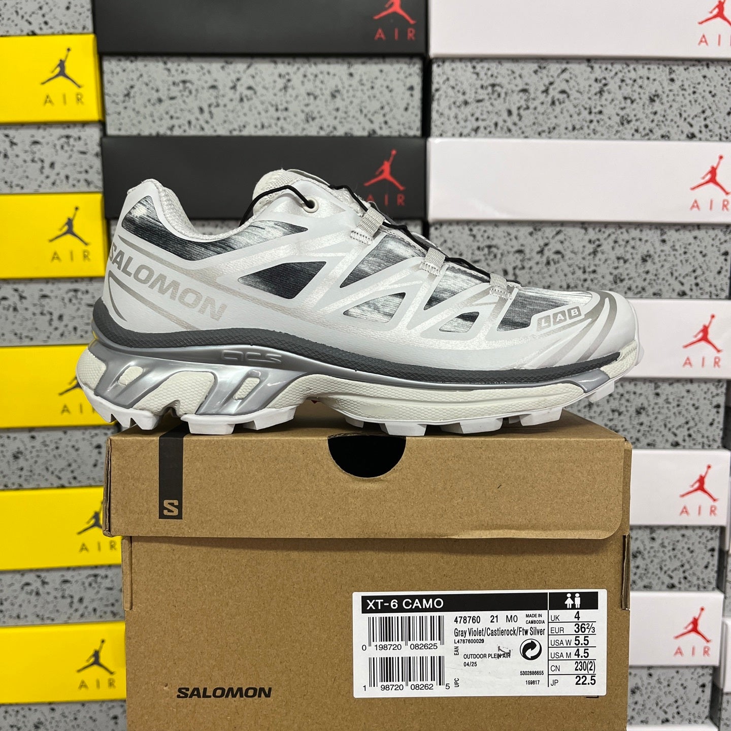 SALOMON-XT-6 Camo 'Gray Violet Castlerock Ftw Silver'