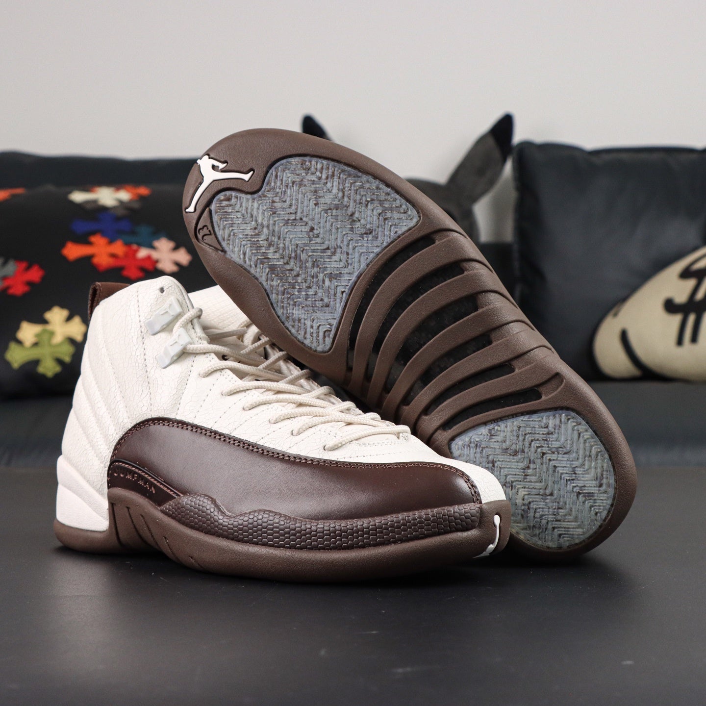 Jordan 12 x SoleFly 'Cafecito White Baroque Brown'