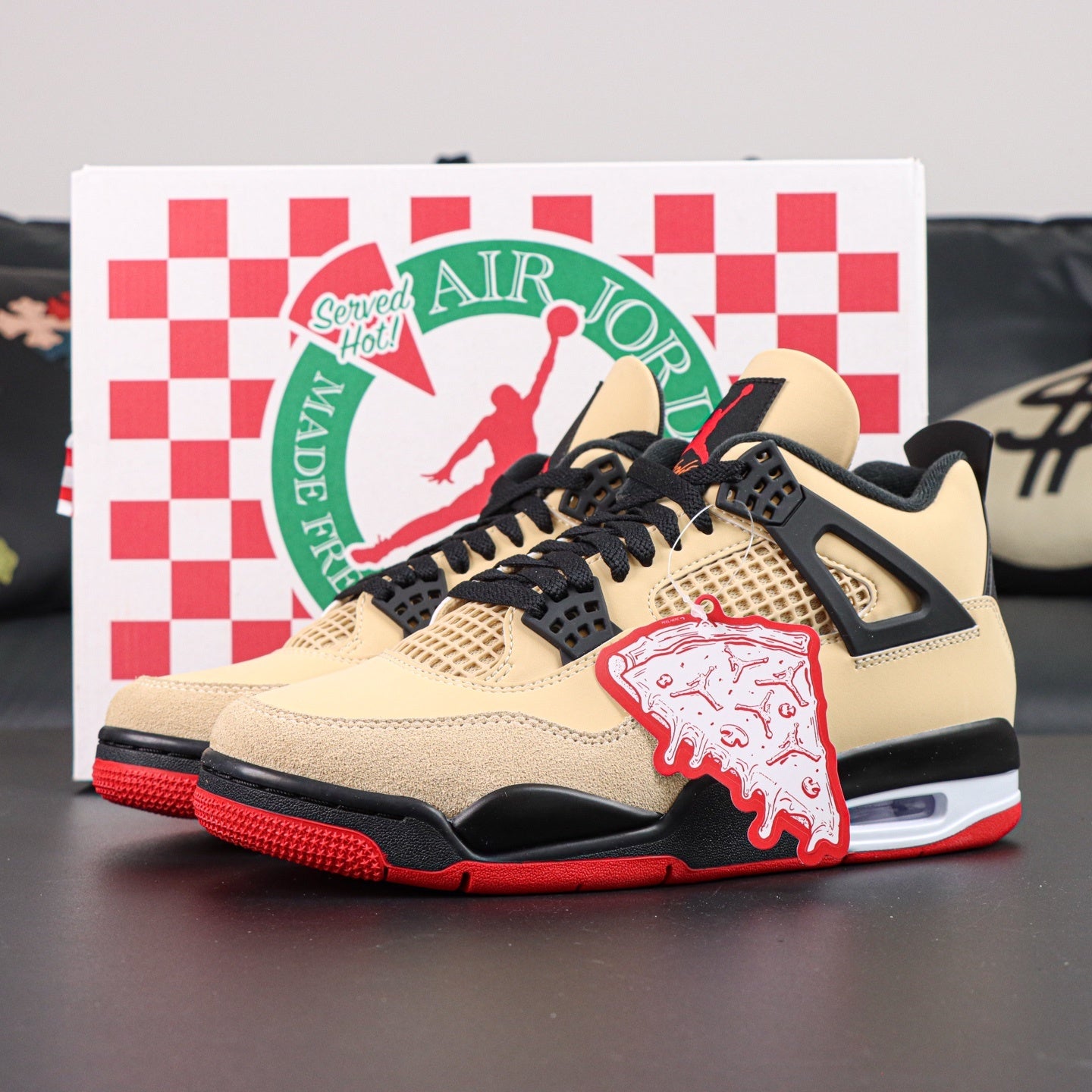 Jordan 4 Retro 'Pizza'