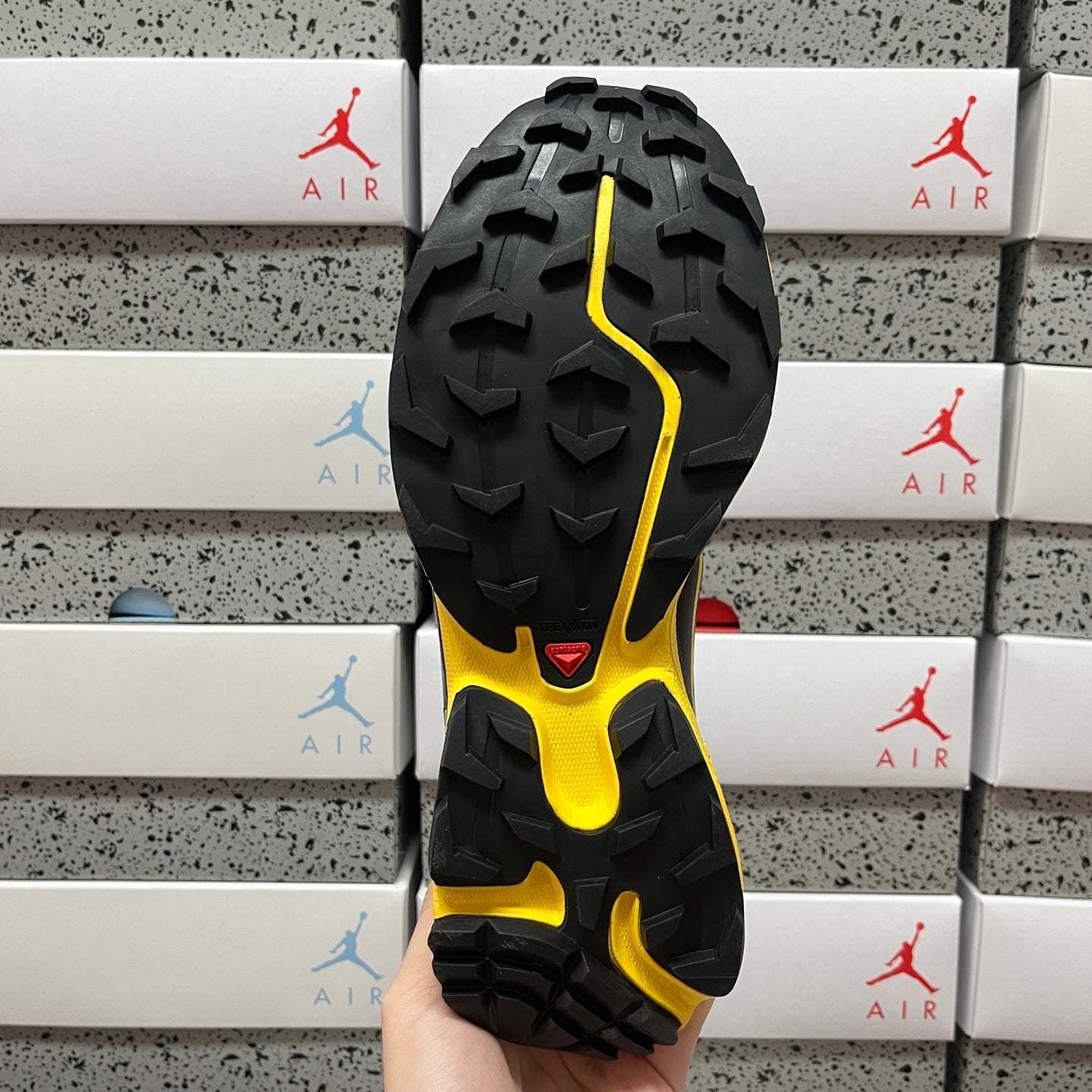 SALOMON-XT-6 JJJJound 'Nautical Blue Lemon Black'