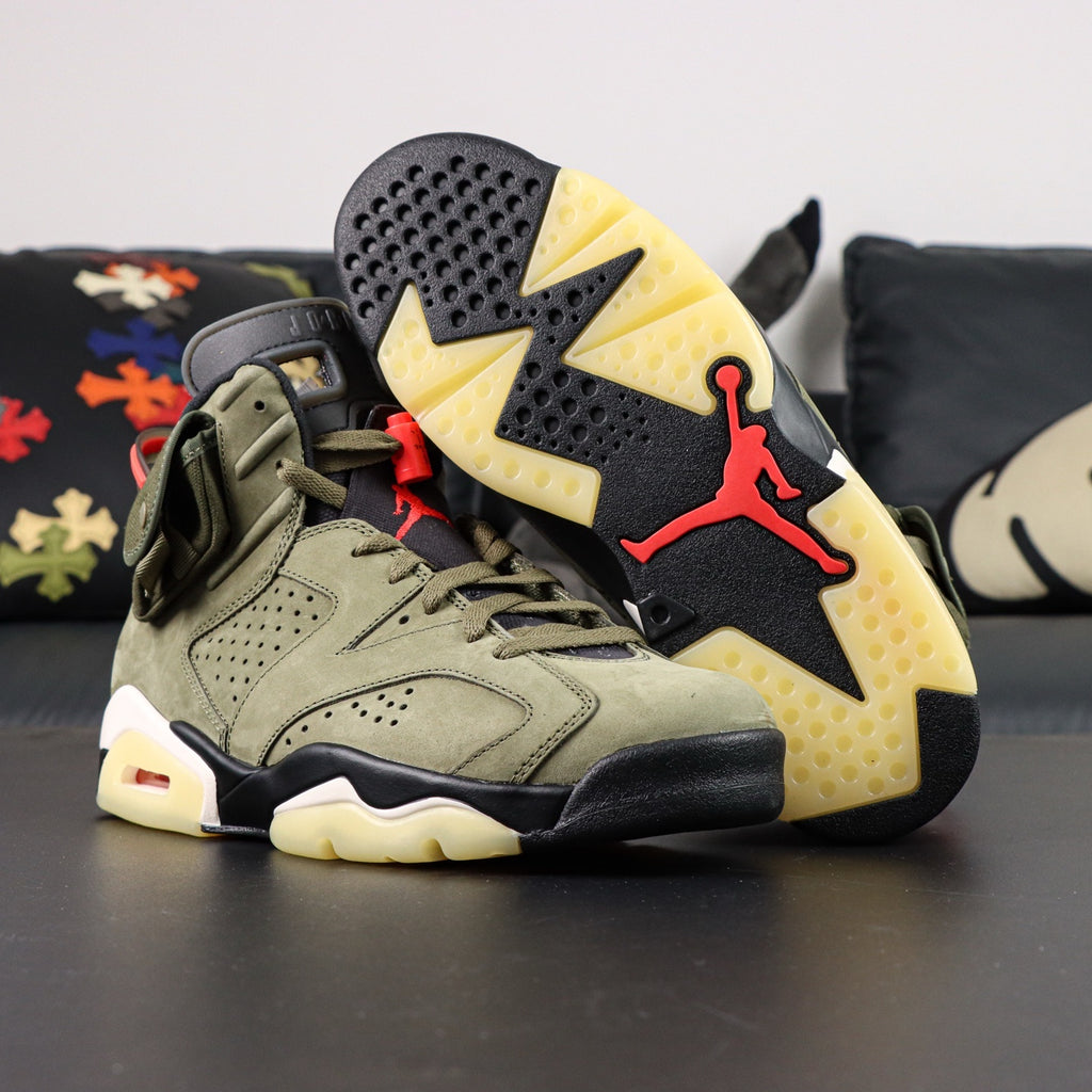 Jordan 6 Retro x Travis Scott 'Olive'