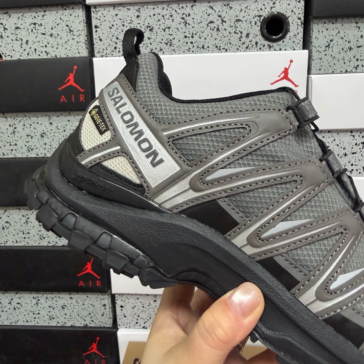 SALOMON-XA Pro 3D Gore-Tex 'Pewter Silver Cloud'