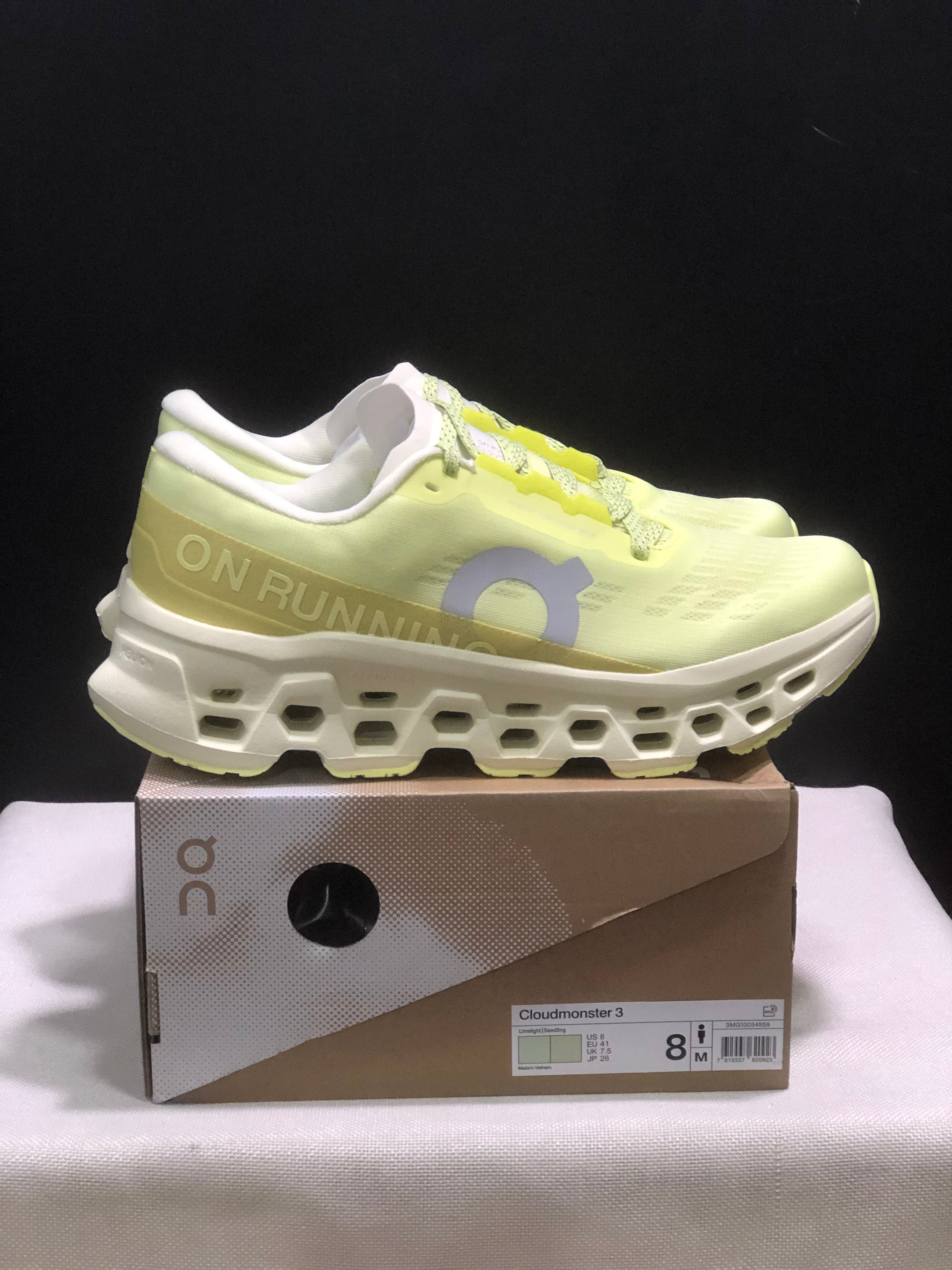 ON - Cloudmonster 3 'Limelight | Seedling'