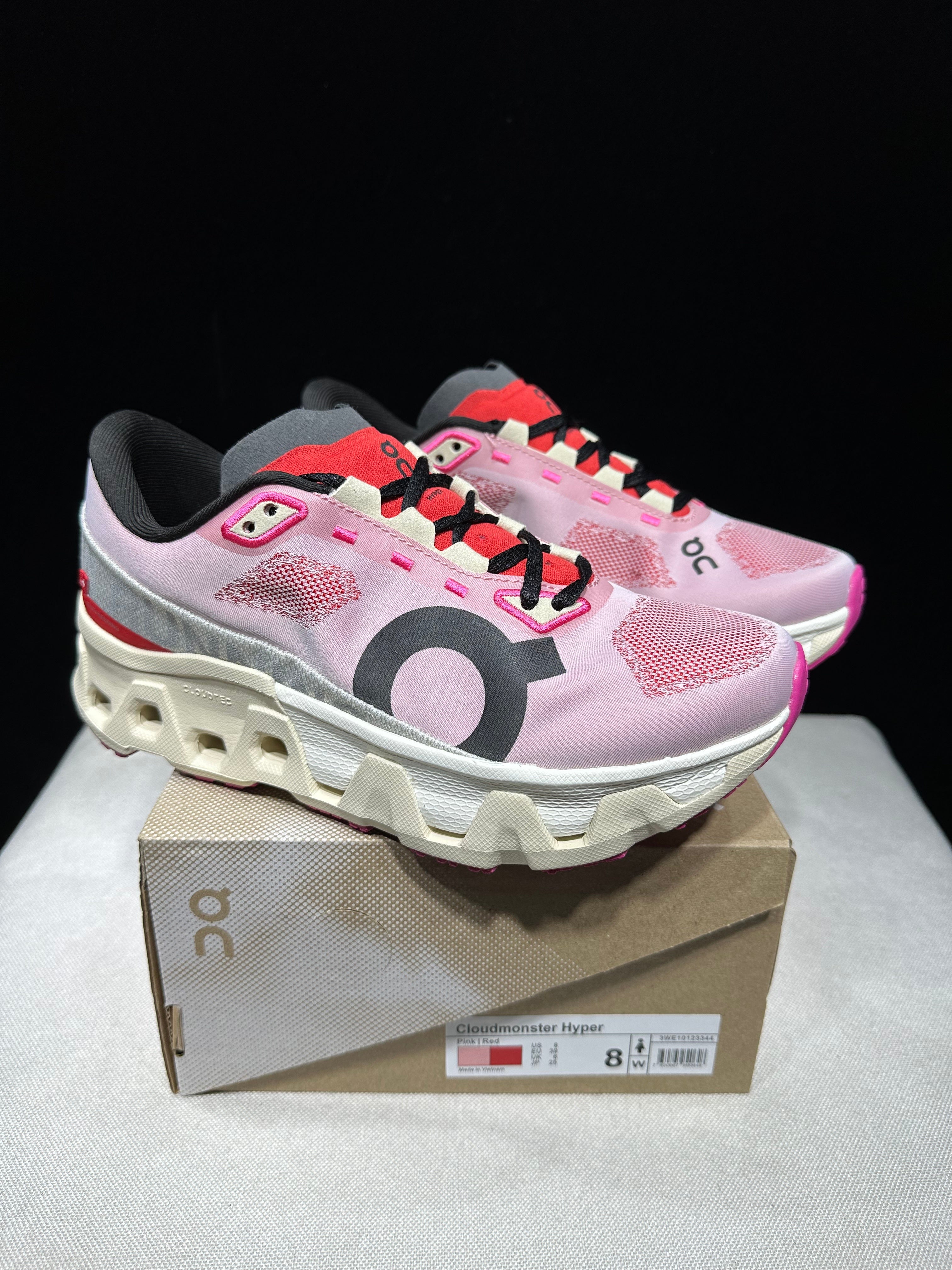 ON - Cloudmonster Hyper 'Red | Cream'