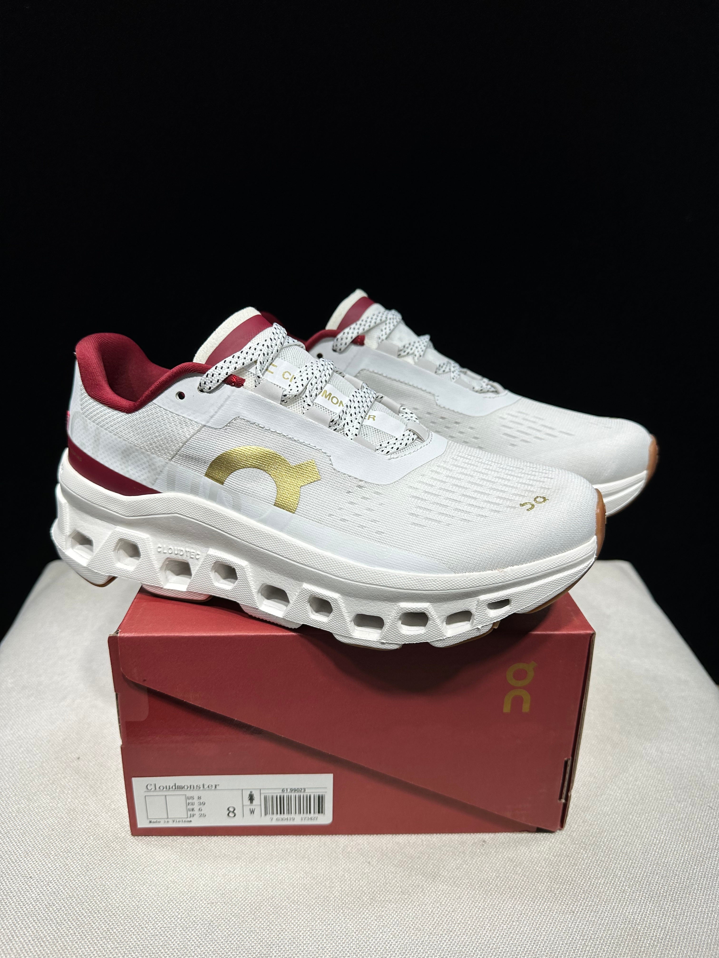 ON - Cloudmonster 'Red | Gold'