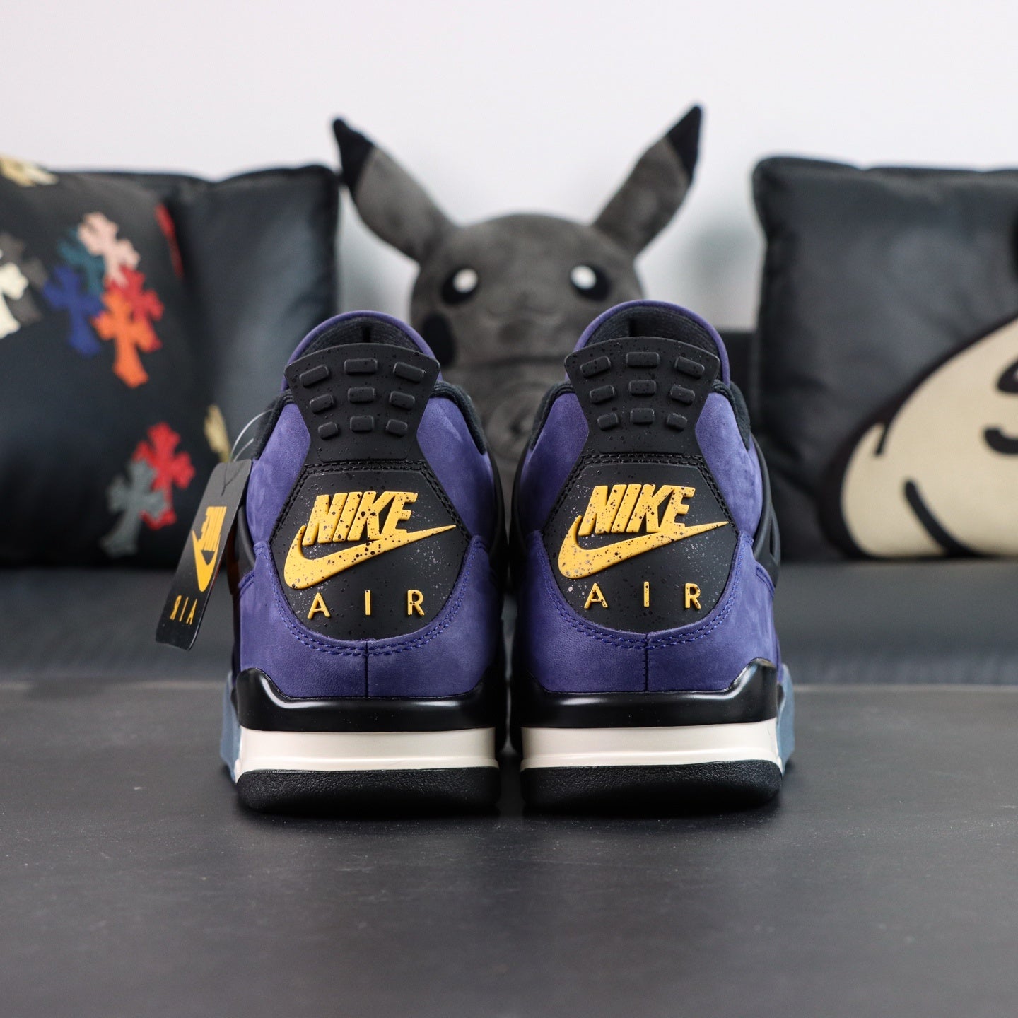 Jordan 4 Retro Lakers Lakeshow "Imperial Purple"