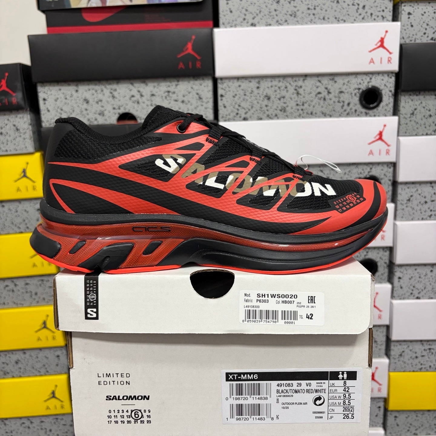 SALOMON-XT-MM6 Maison Margiela 'Black Orange'