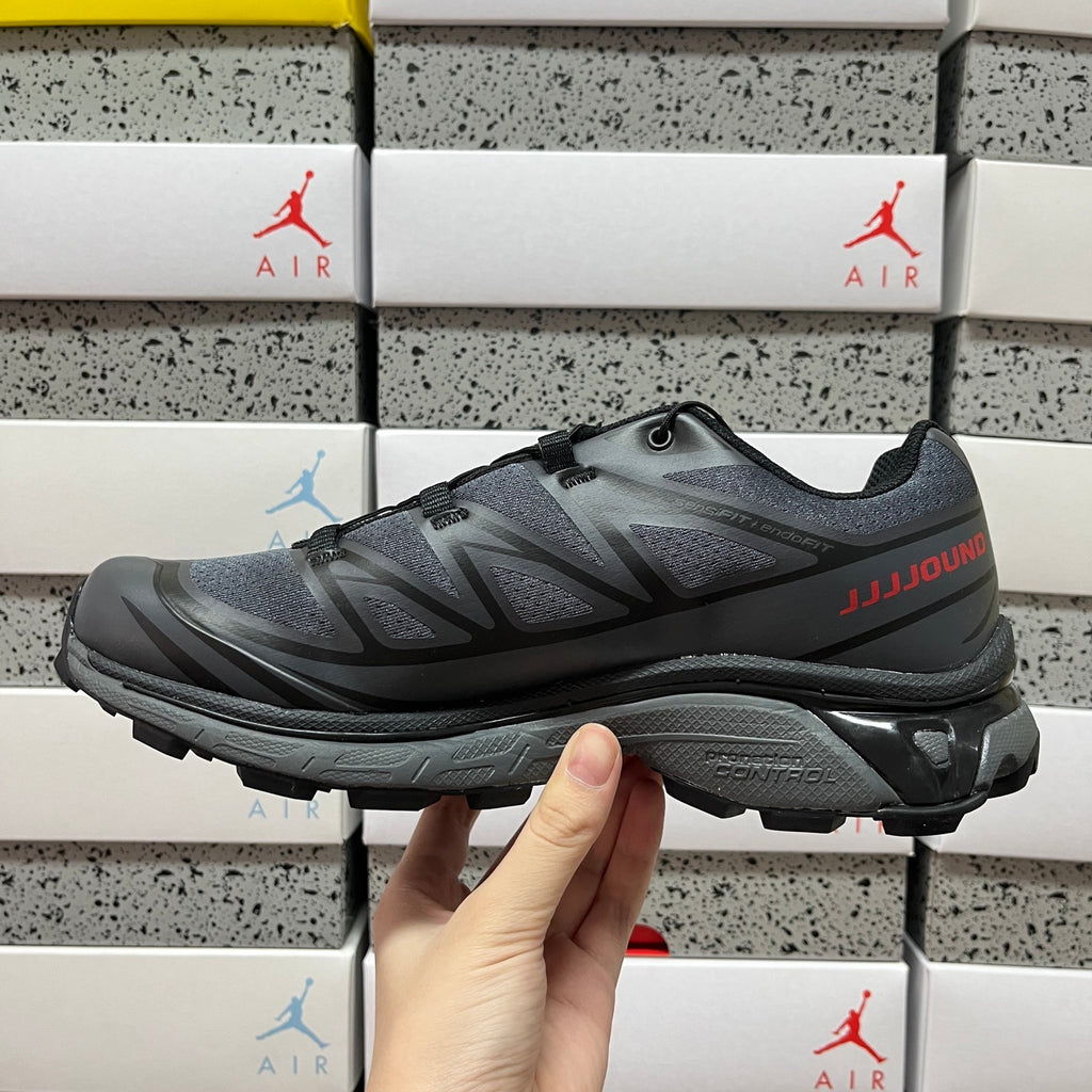 SALOMON-XT-6 JJJJound 'Black Fiery Red'