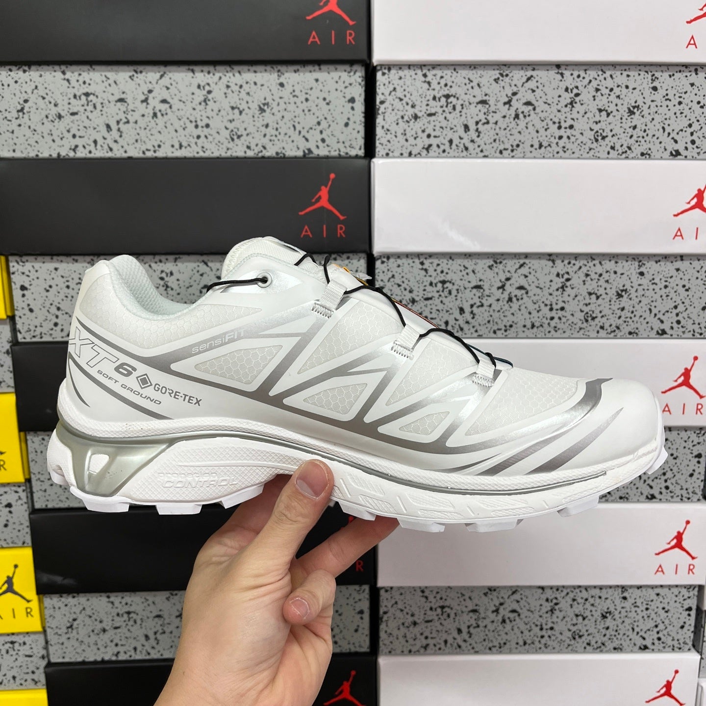 SALOMON-XT-6 Gore-Tex 'White Ftw Silver'