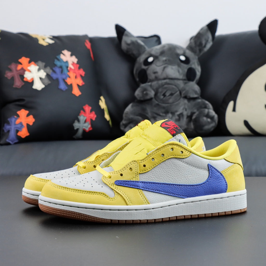 Jordan 1 Retro Low OG SP x Travis Scott 'Canary'