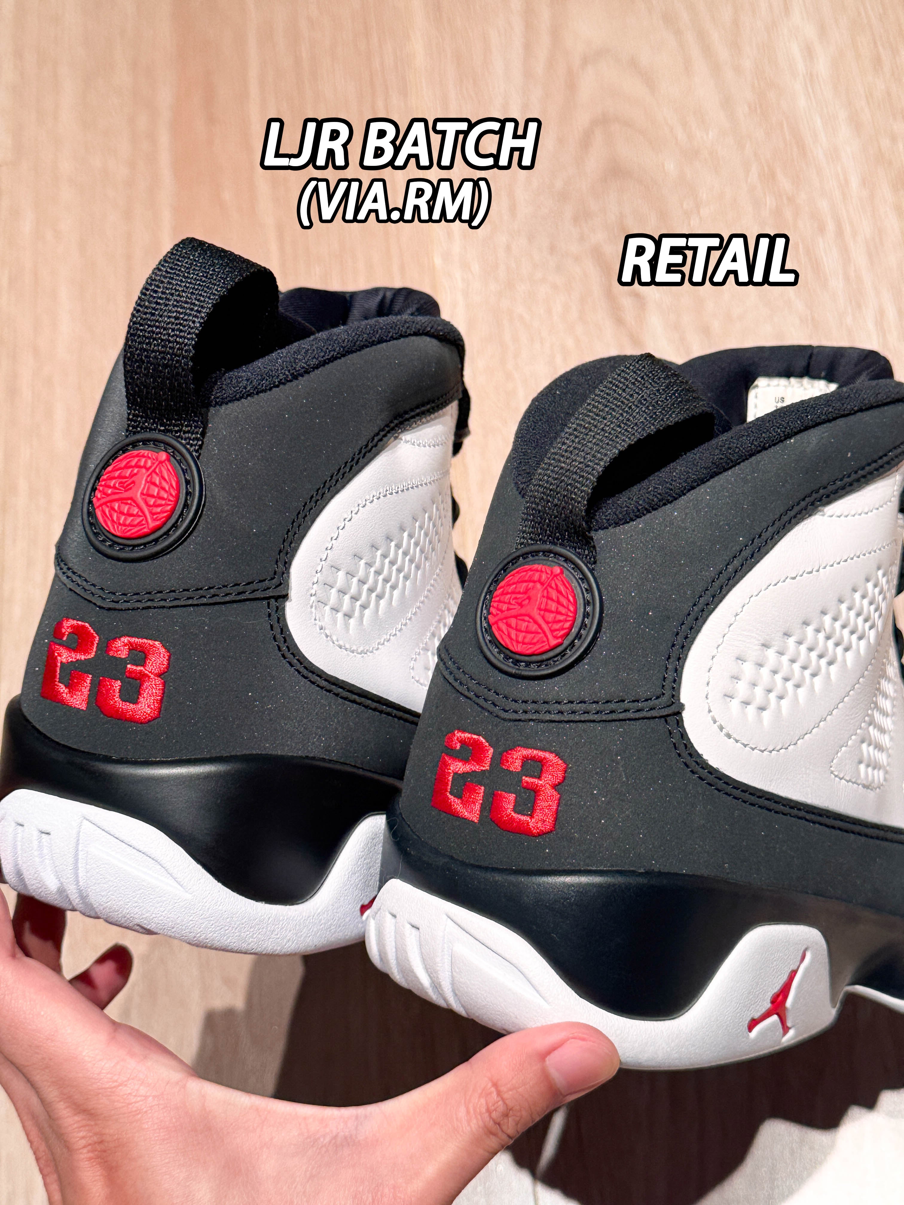 Jordan 9 Retro OG 'Space Jam' 2016