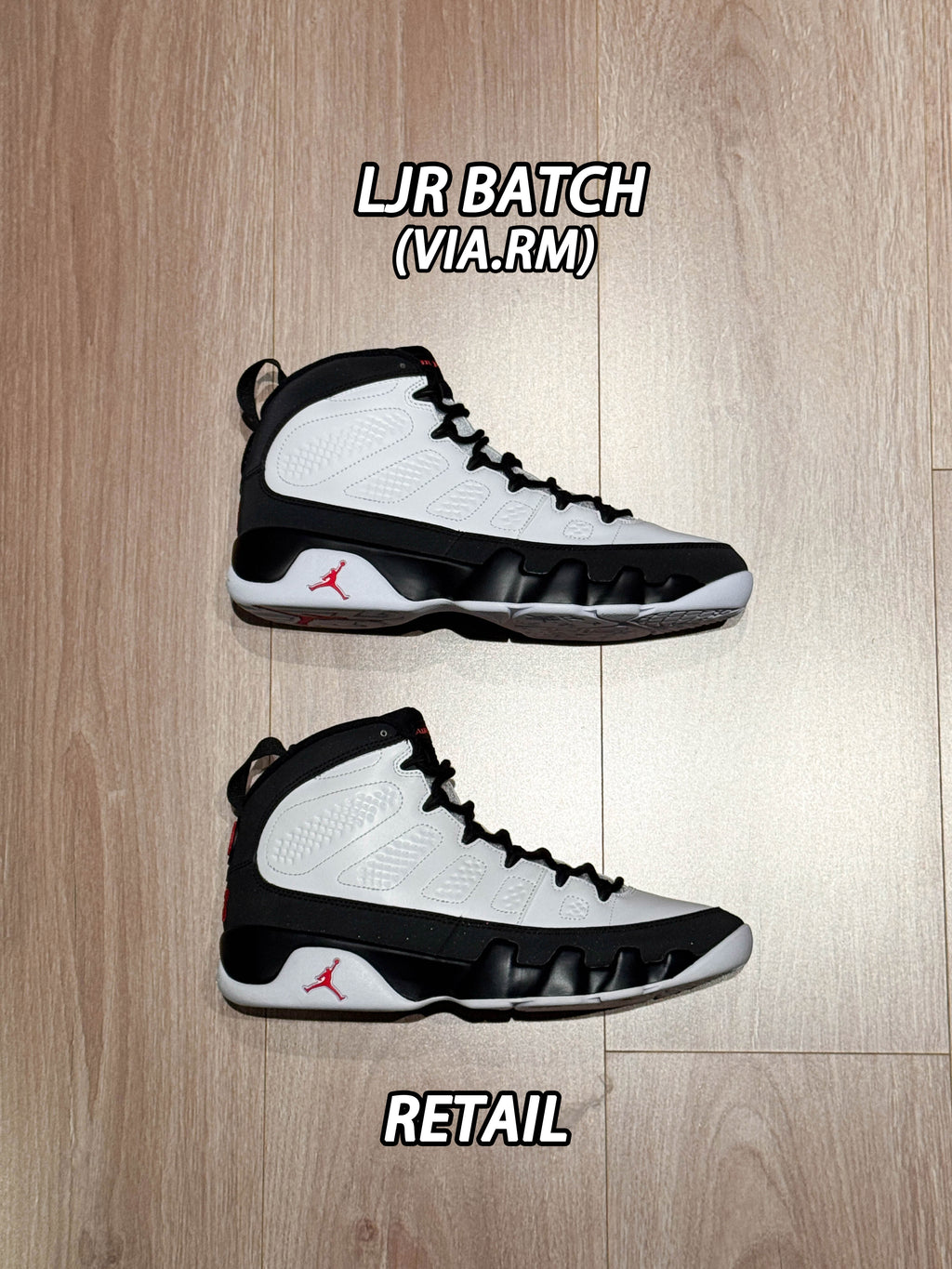 Jordan 9 Retro OG 'Space Jam' 2016