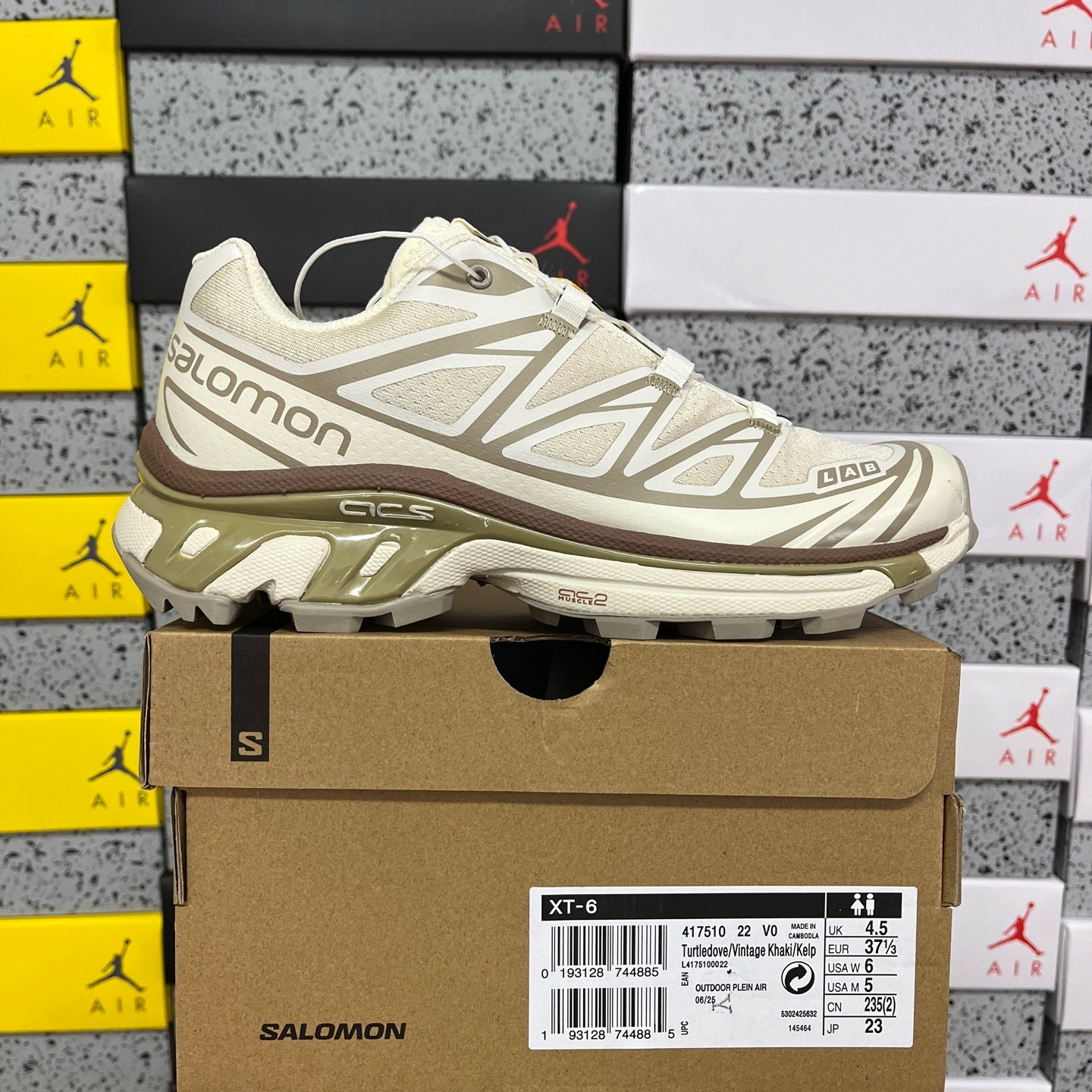SALOMON-XT-6 'Turtledove Vintage Khaki'
