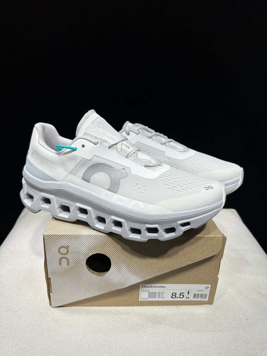 ON - Cloudmonster 'White | Glacier'