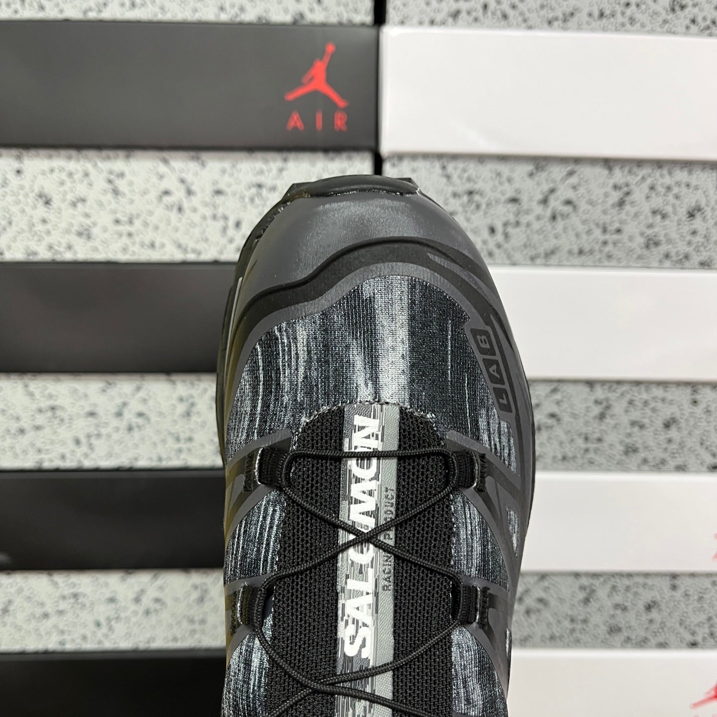 SALOMON-XT-6 Camo 'Black Asphalt Castlerock'