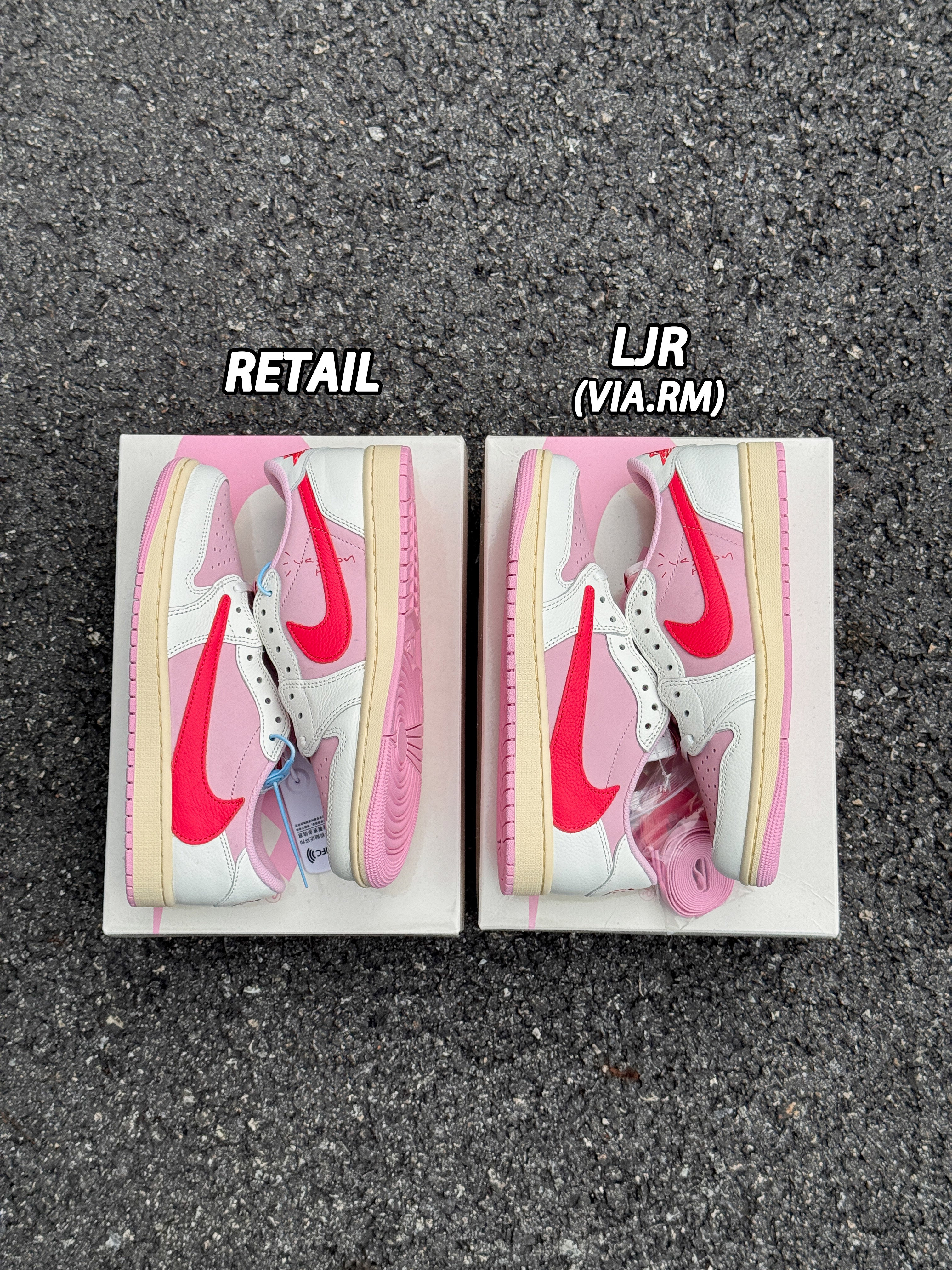 Jordan 1 Low OG x Travis Scott 'Tropical Pink'