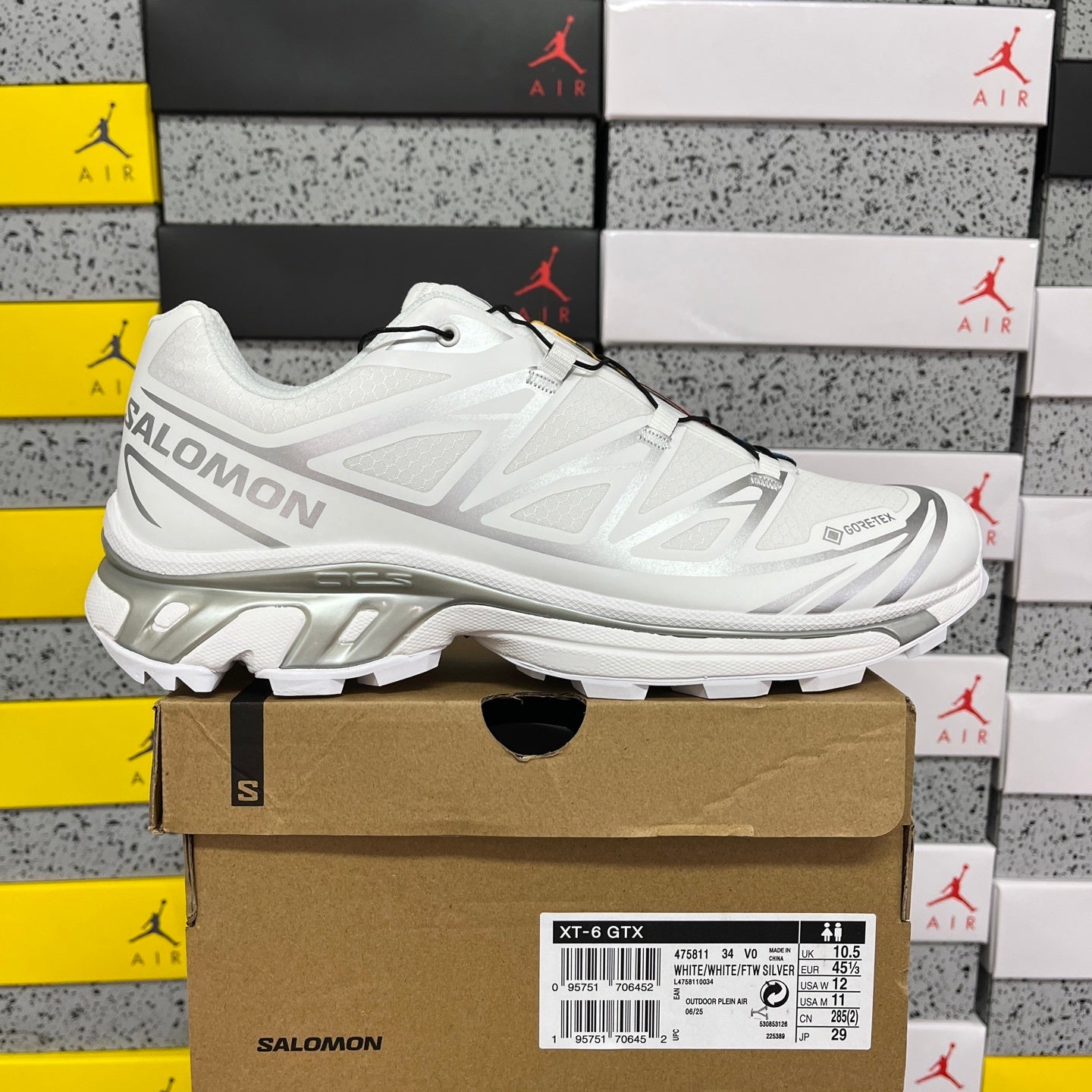 SALOMON-XT-6 Gore-Tex 'White Ftw Silver'