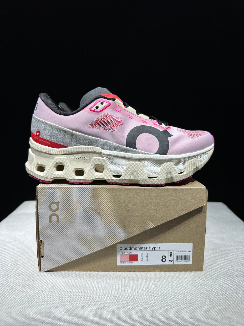 ON - Cloudmonster Hyper 'Red | Cream'