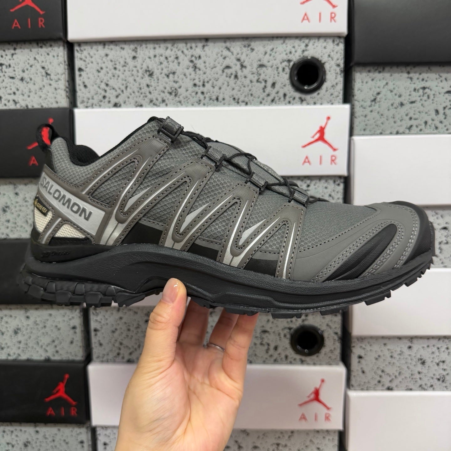 SALOMON-XA Pro 3D Gore-Tex 'Pewter Silver Cloud'
